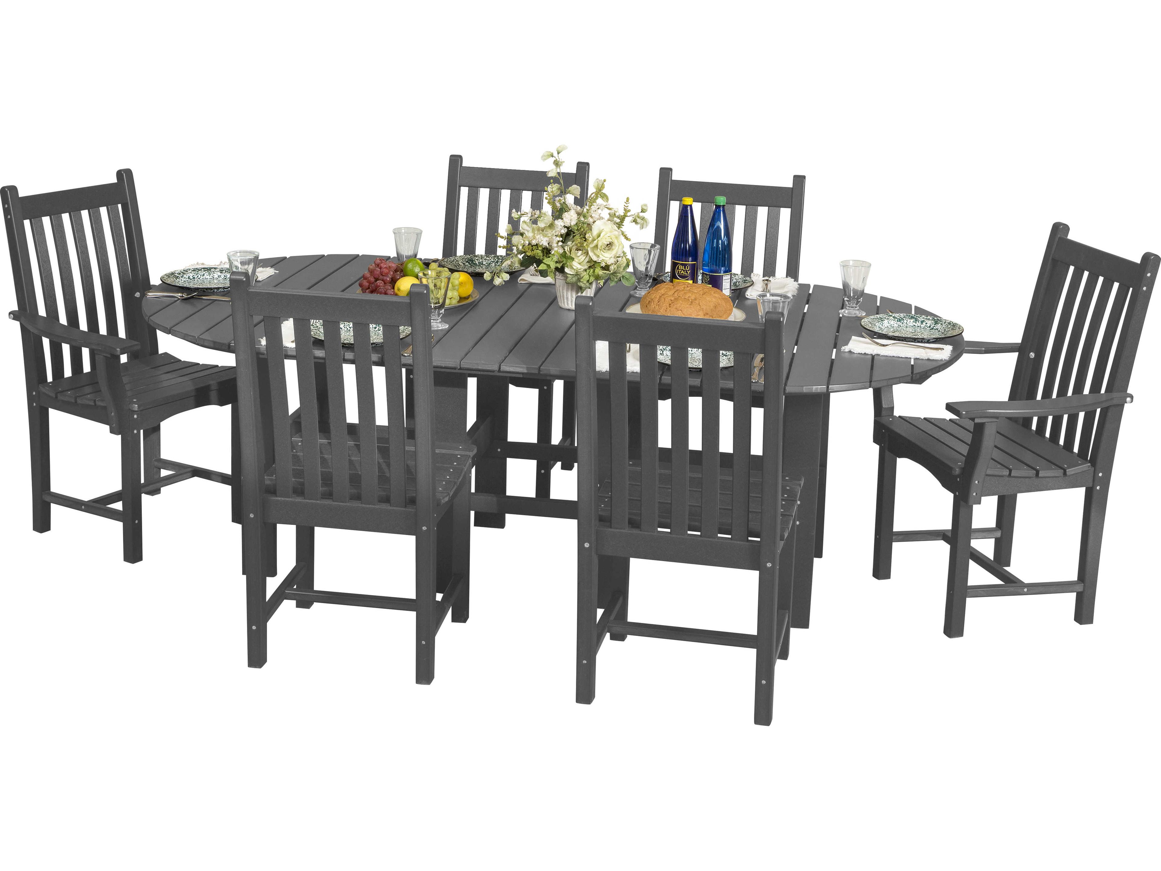 Wildridge Classic Recycled Plastic 7 Piece Outdoor Dining Set