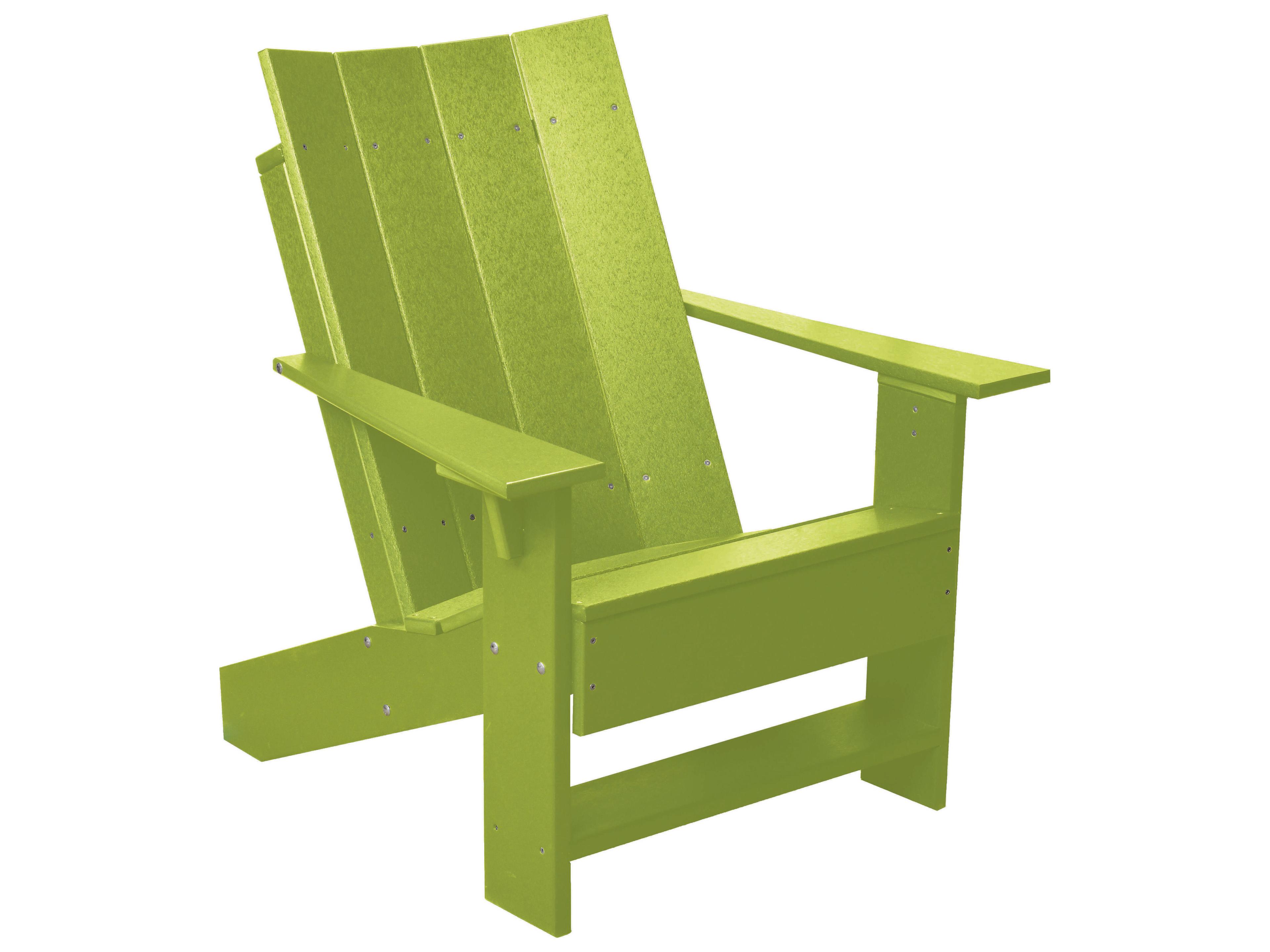 Wildridge Contemporary Recycled Plastic Patio Adirondack Chair