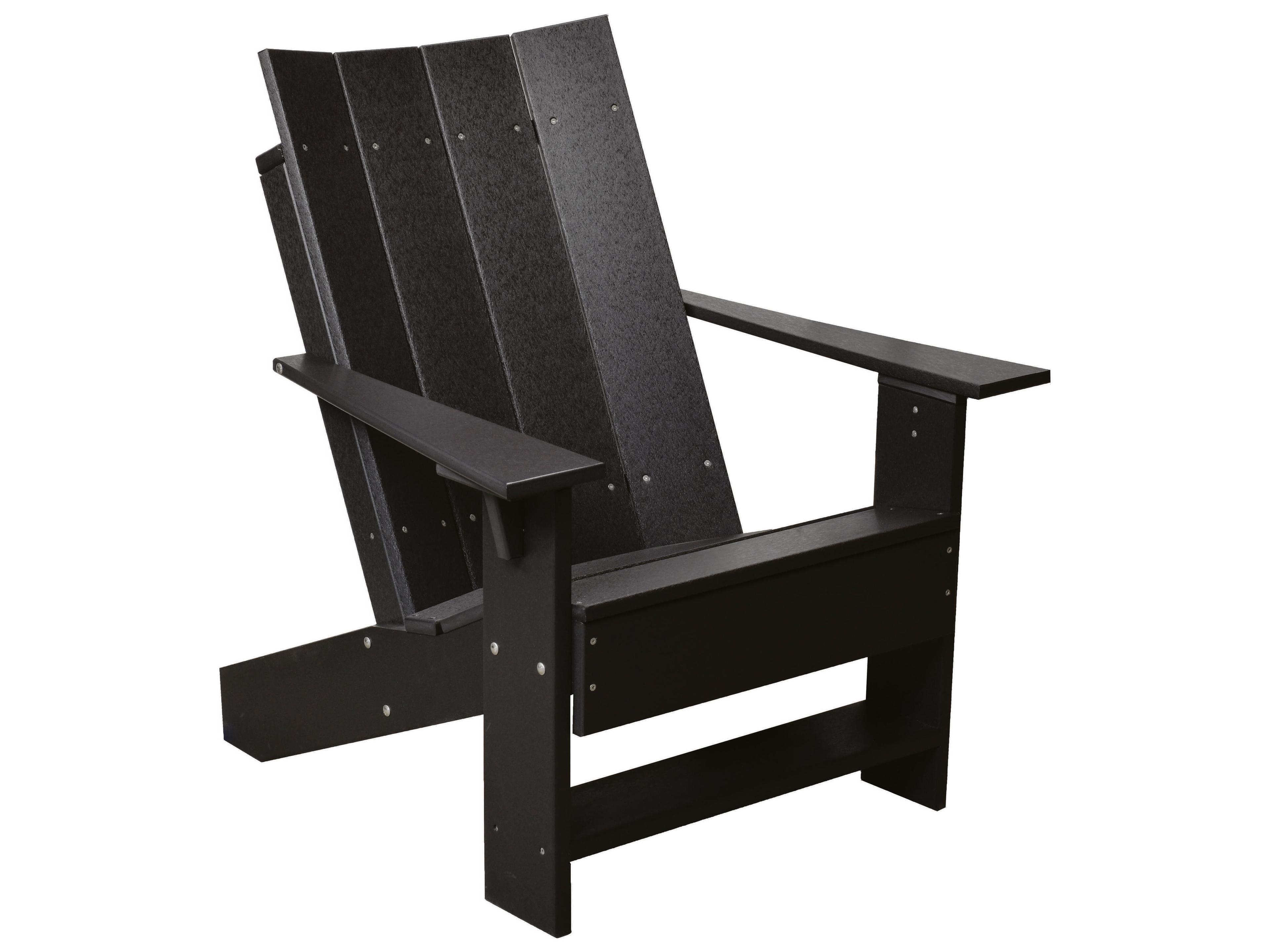 Wildridge Contemporary Recycled Plastic Patio Adirondack Chair
