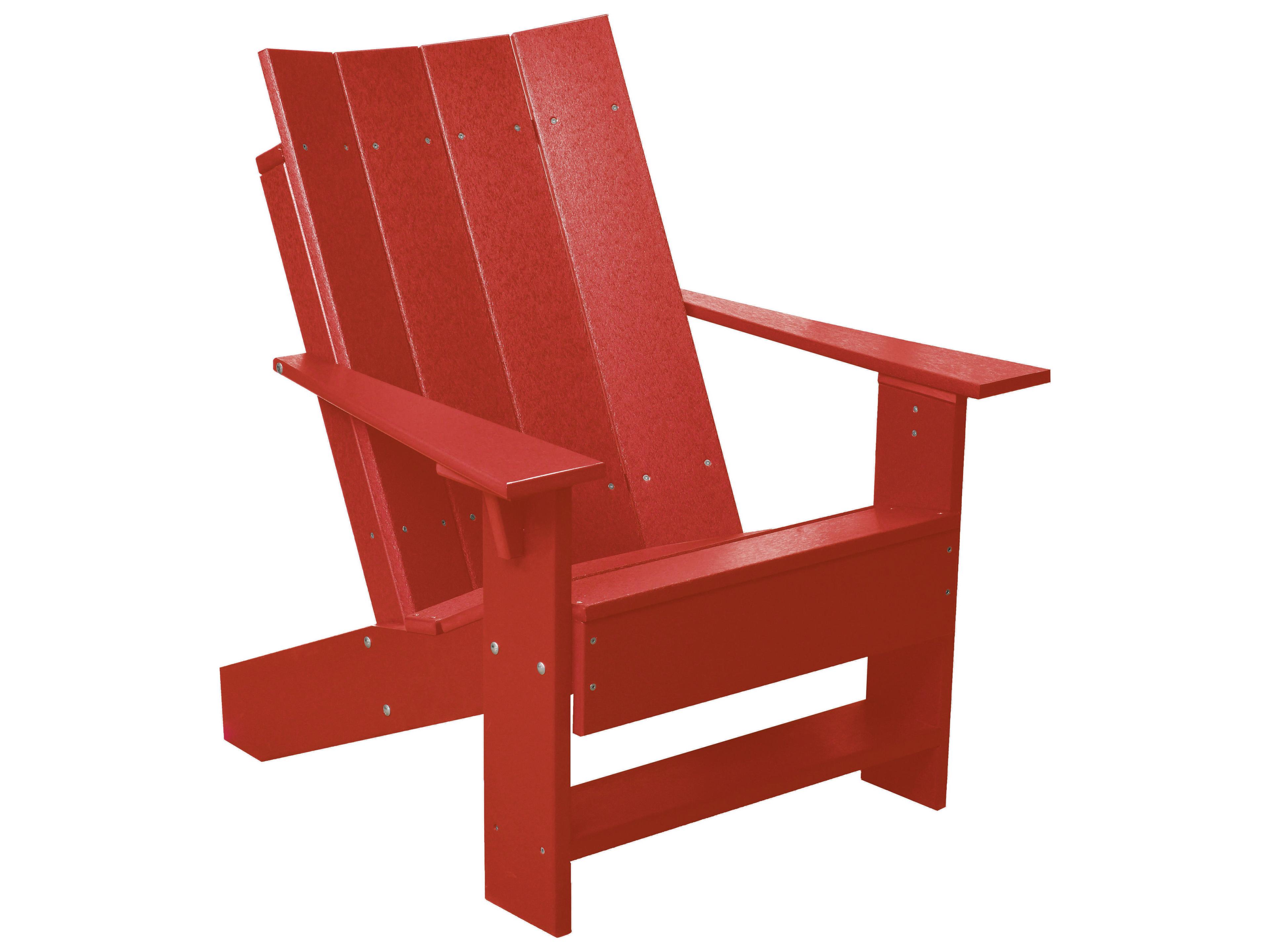 Wildridge Contemporary Recycled Plastic Patio Adirondack Chair