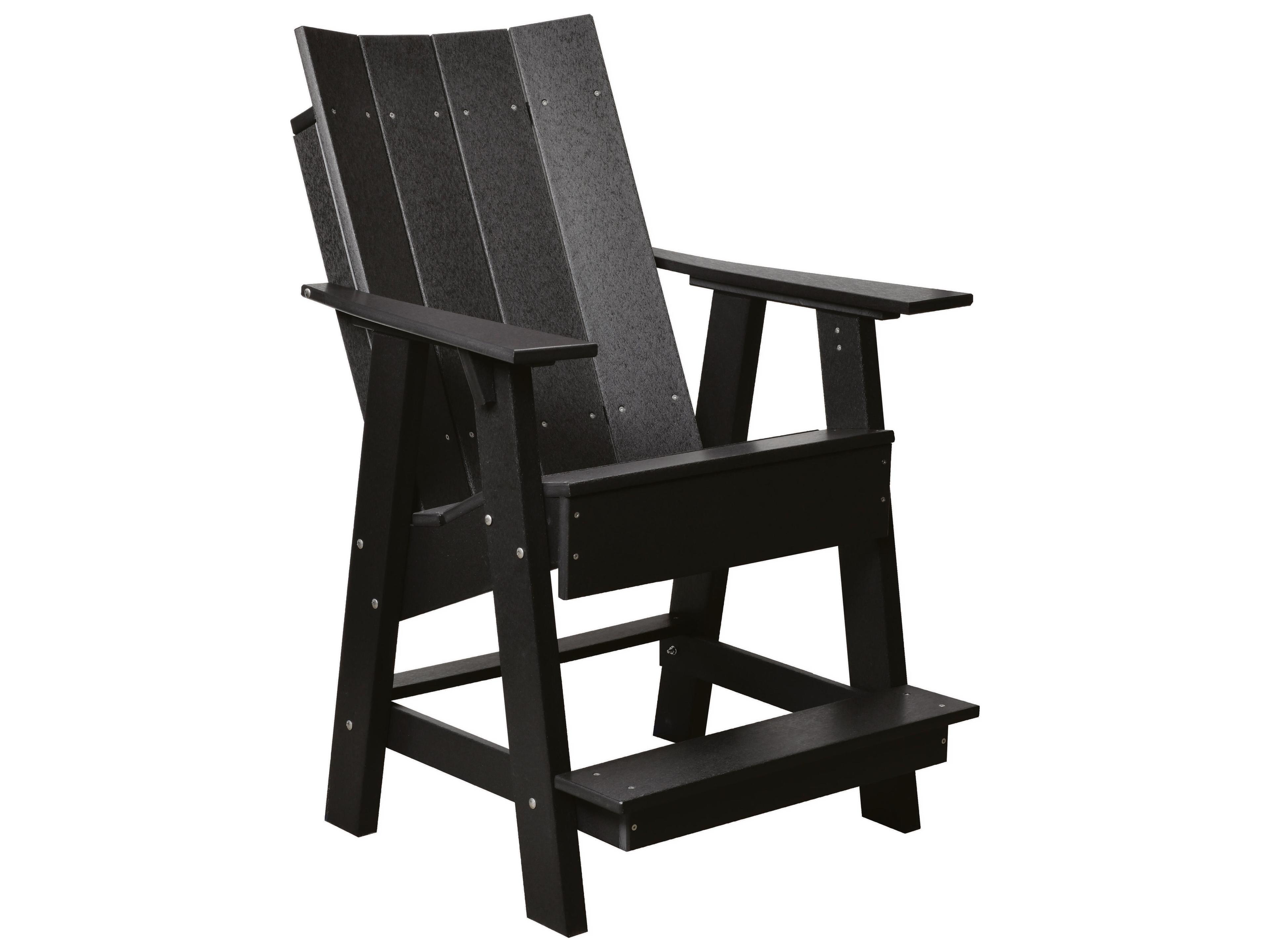 Wildridge Contemporary Recycled Plastic High Outdoor Adirondack Chair