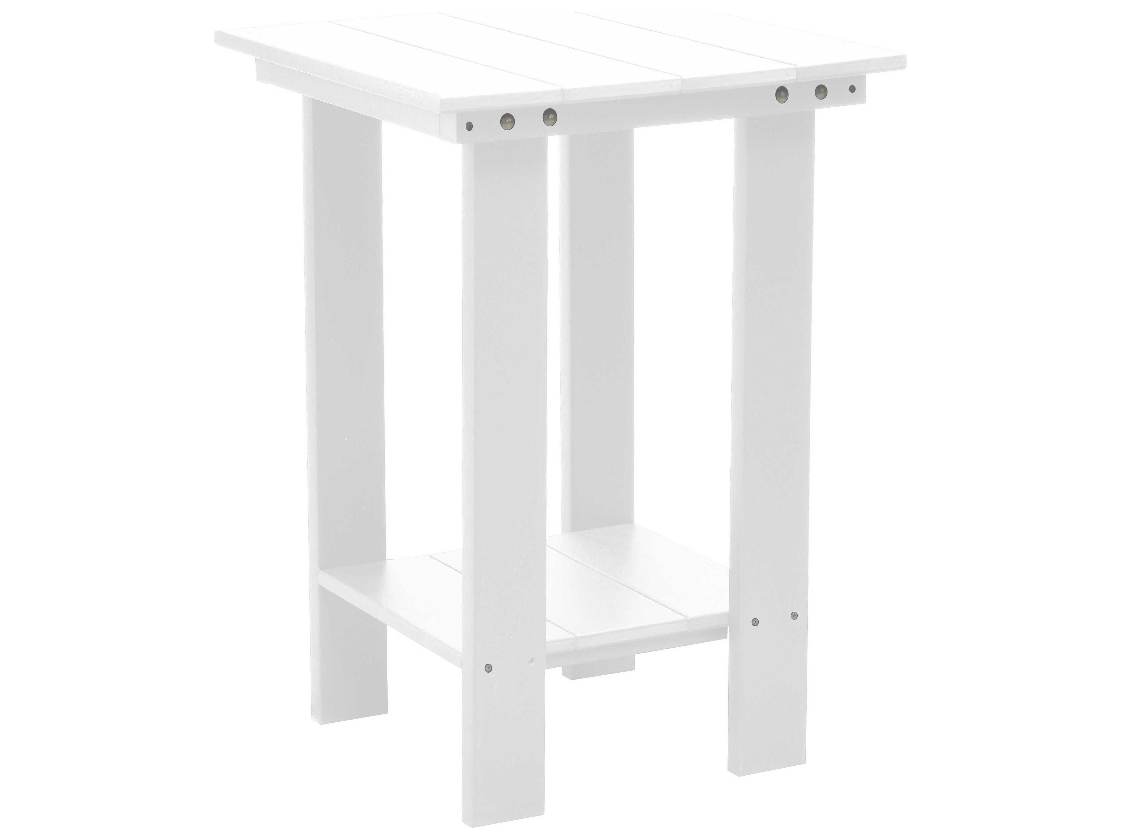 Wildridge Contemporary Recycled Plastic Square Outdoor Counter Table