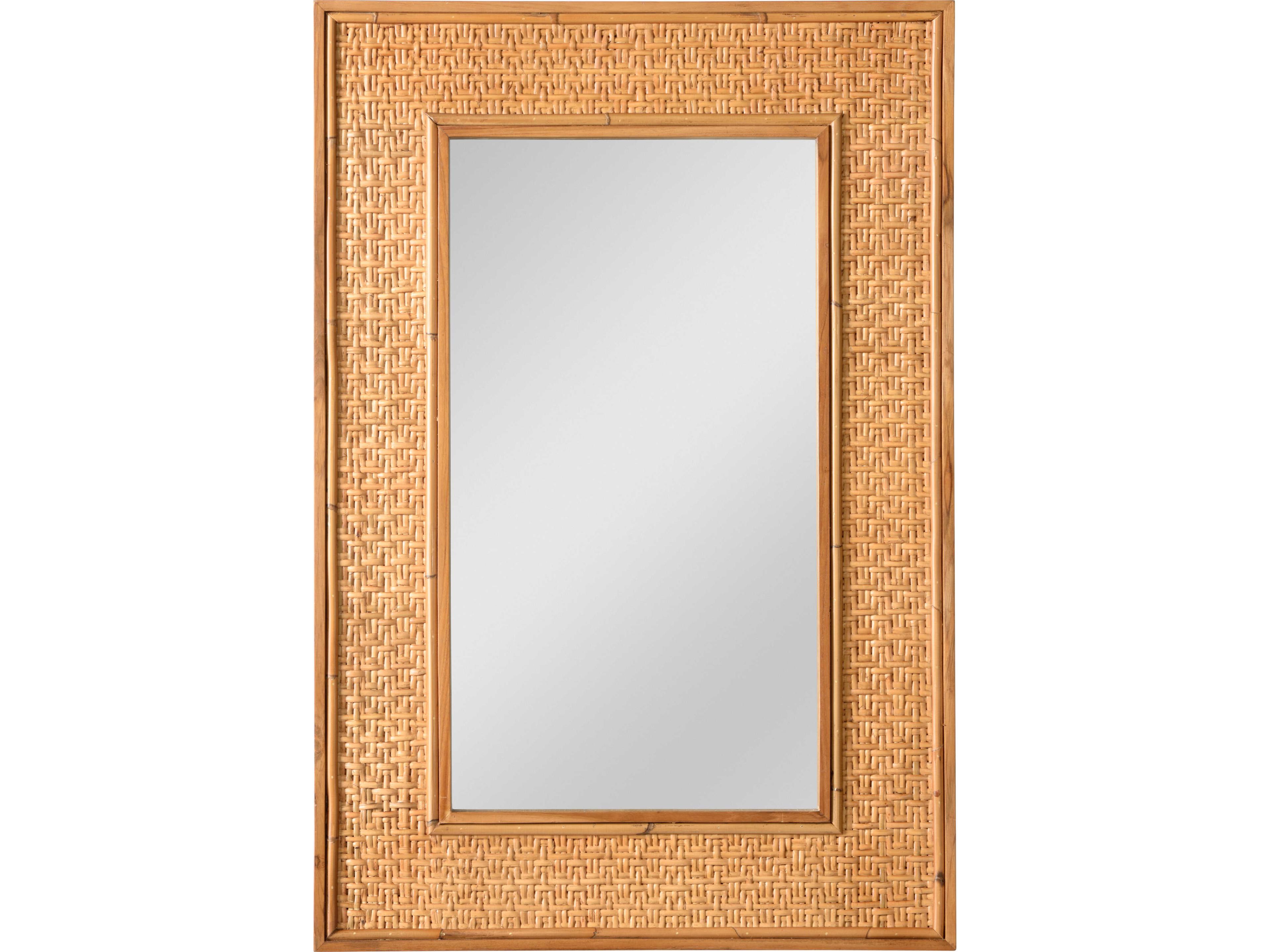 Wildwood Tan Wall Mirror Rectangular