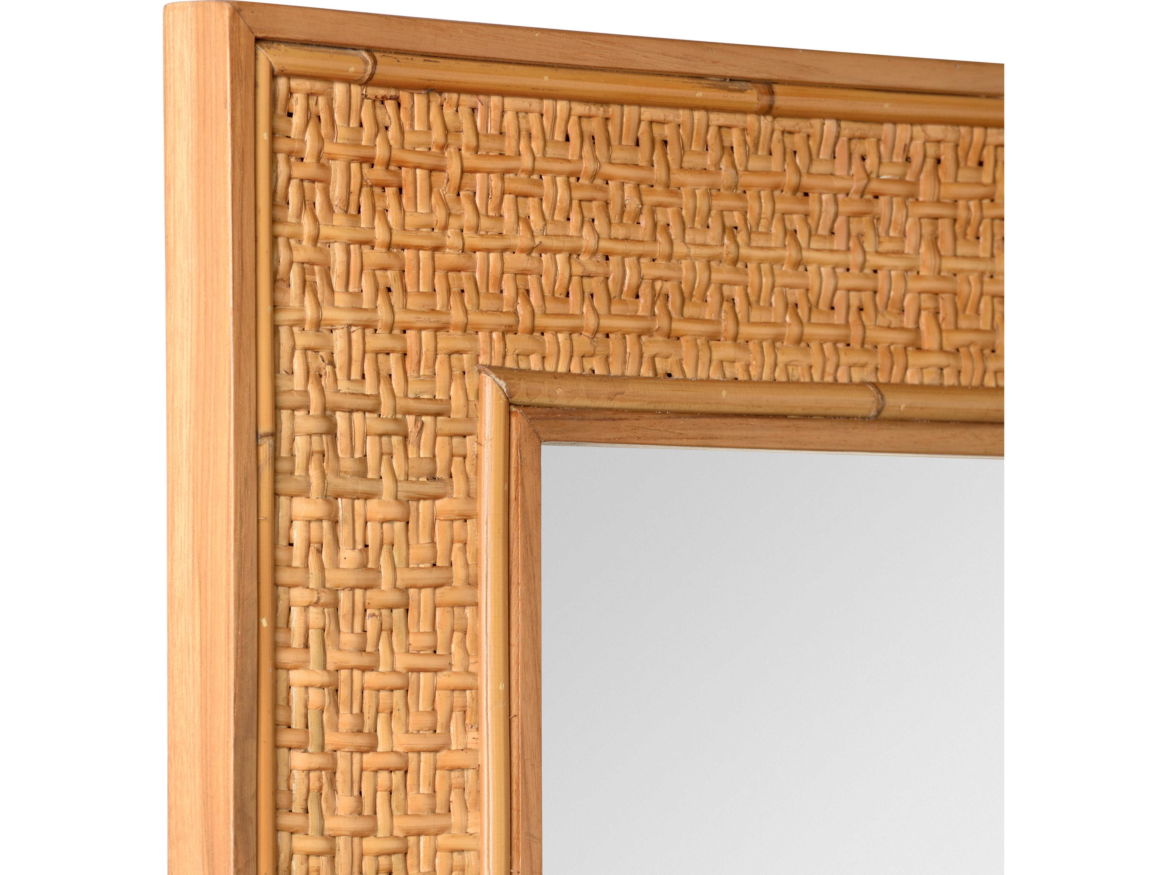Wildwood Tan Wall Mirror Rectangular
