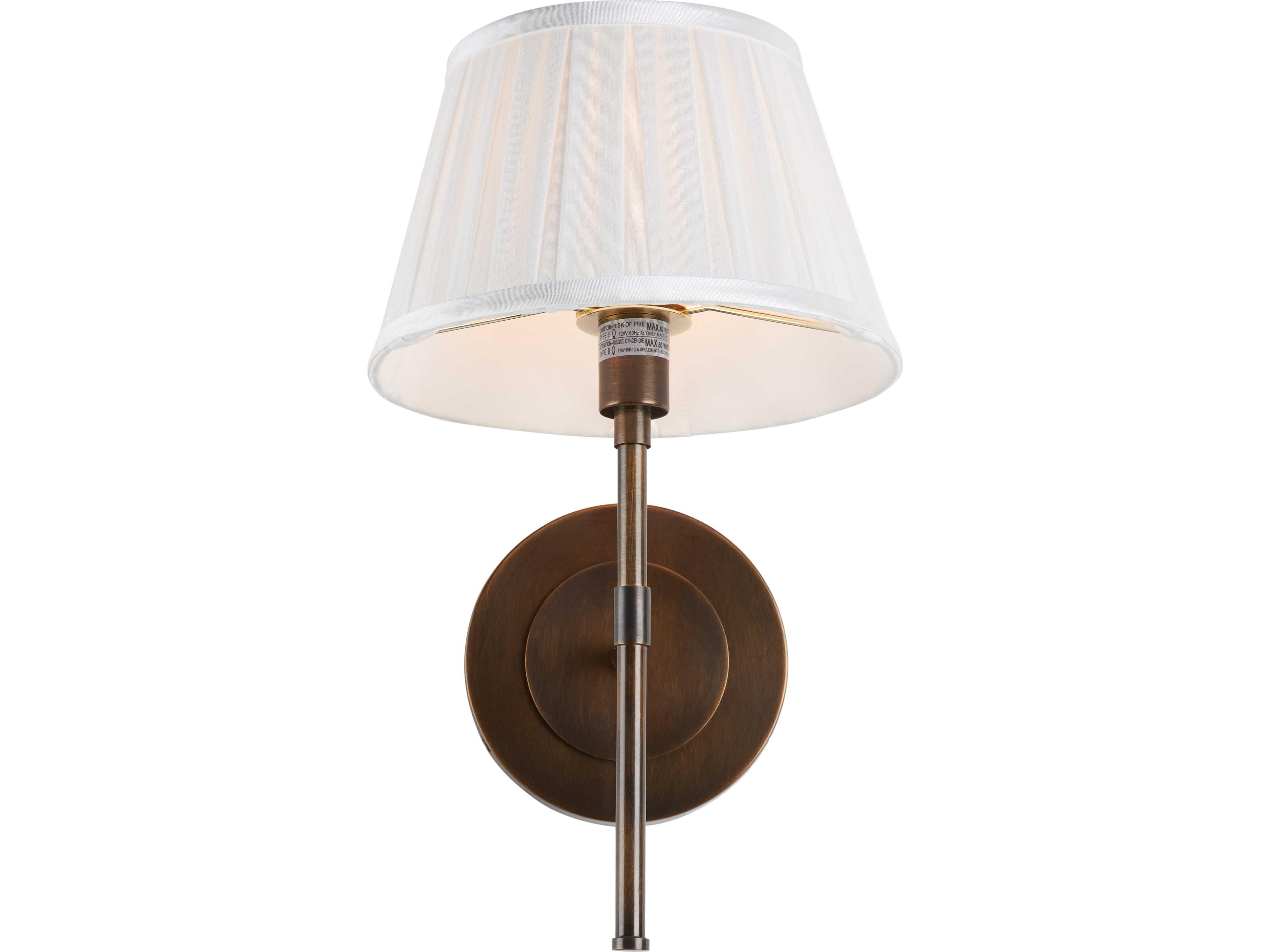 Wildwood 1-Light Brown Swing Wall Sconce