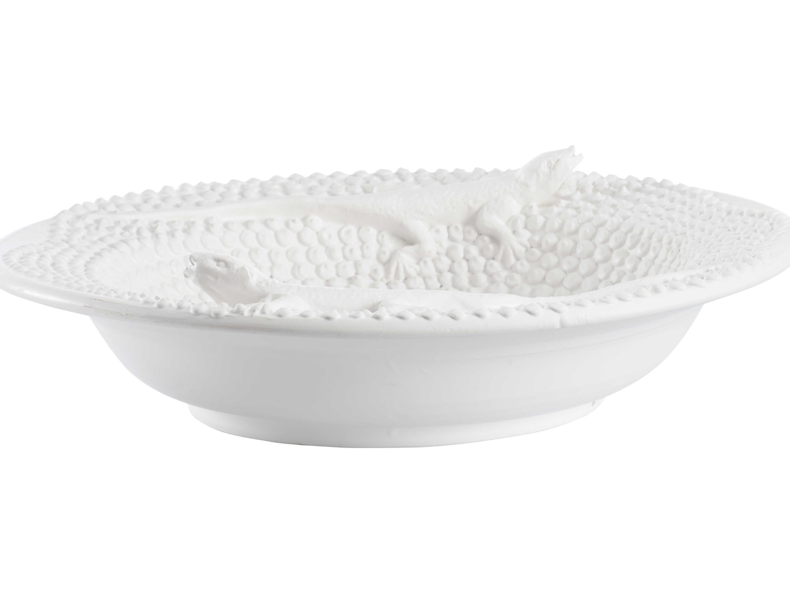 Wildwood Italia White cream Decorative Plate