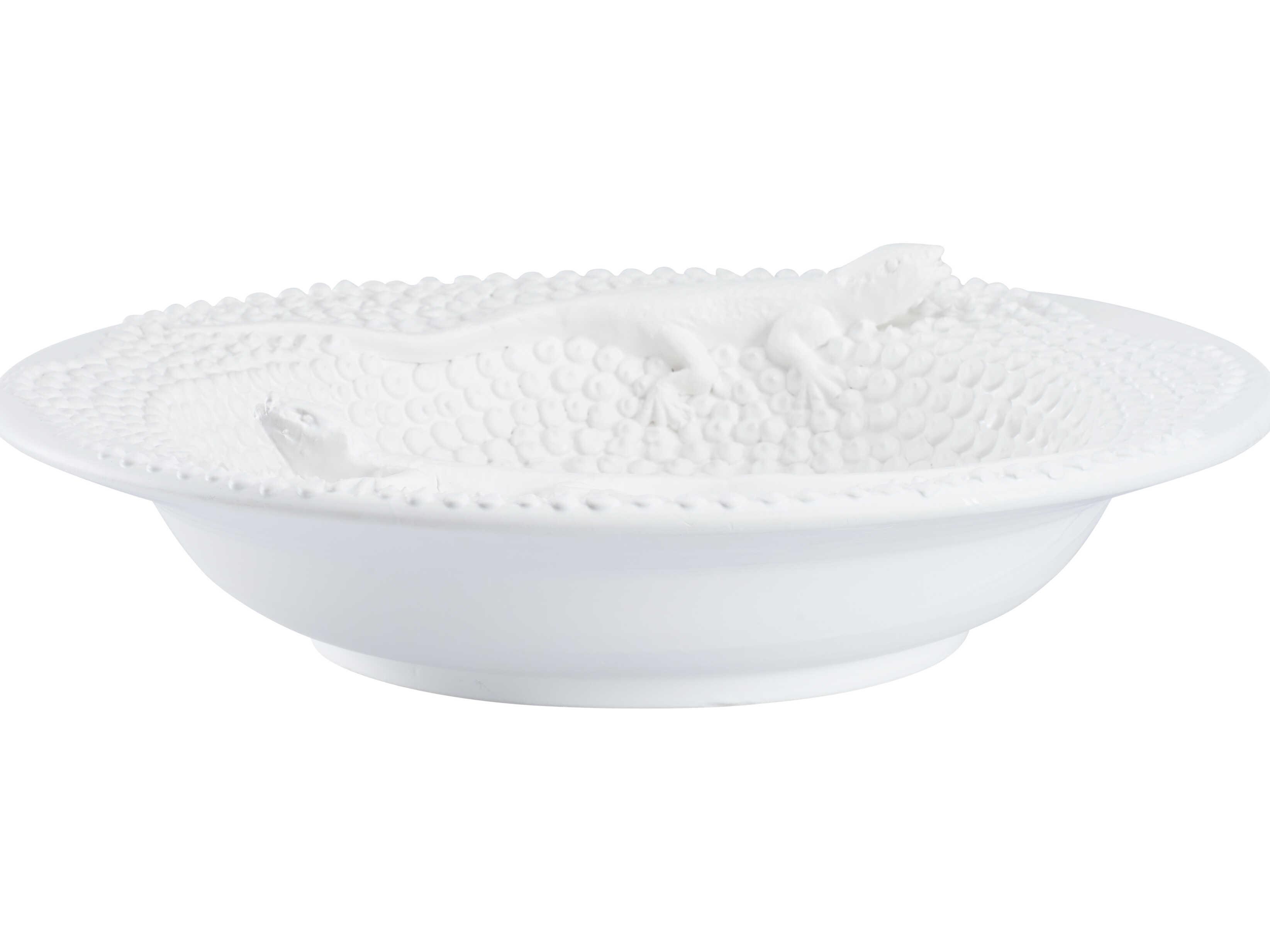 Wildwood Italia White cream Decorative Plate