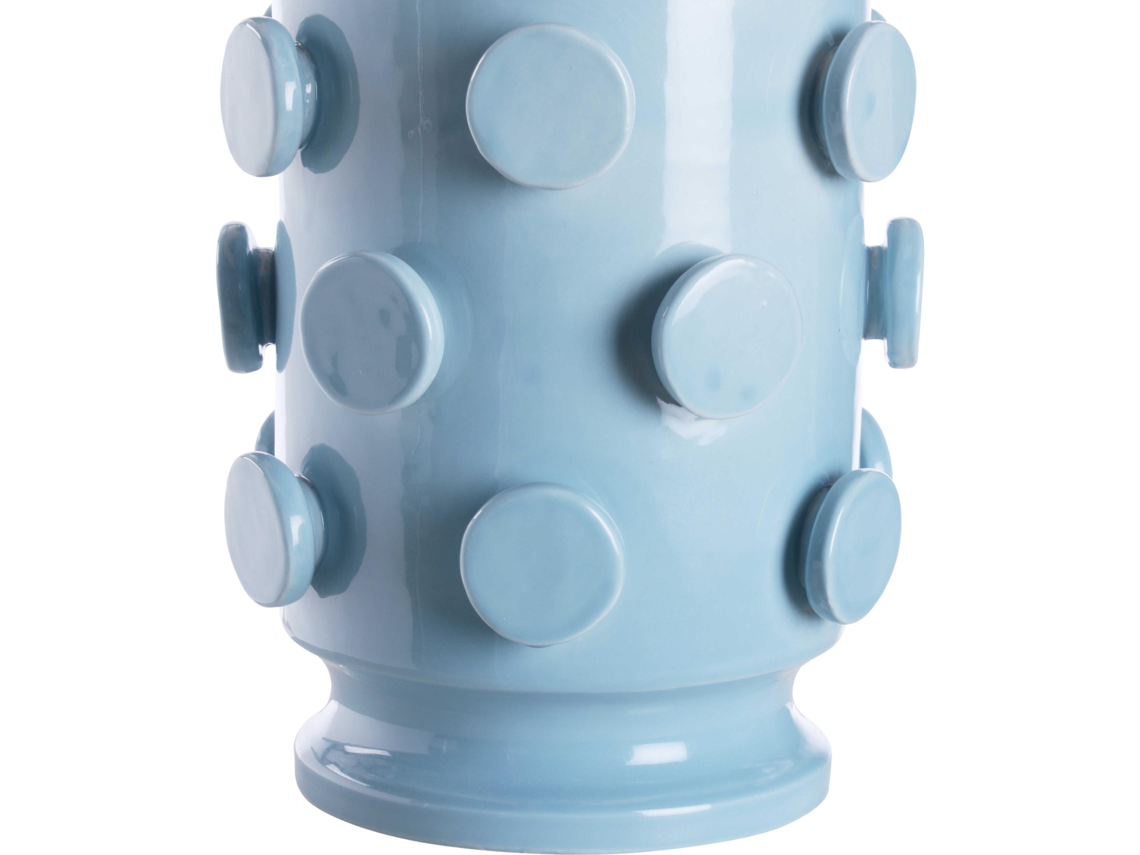 Wildwood Italia Blue Linen Table Lamp