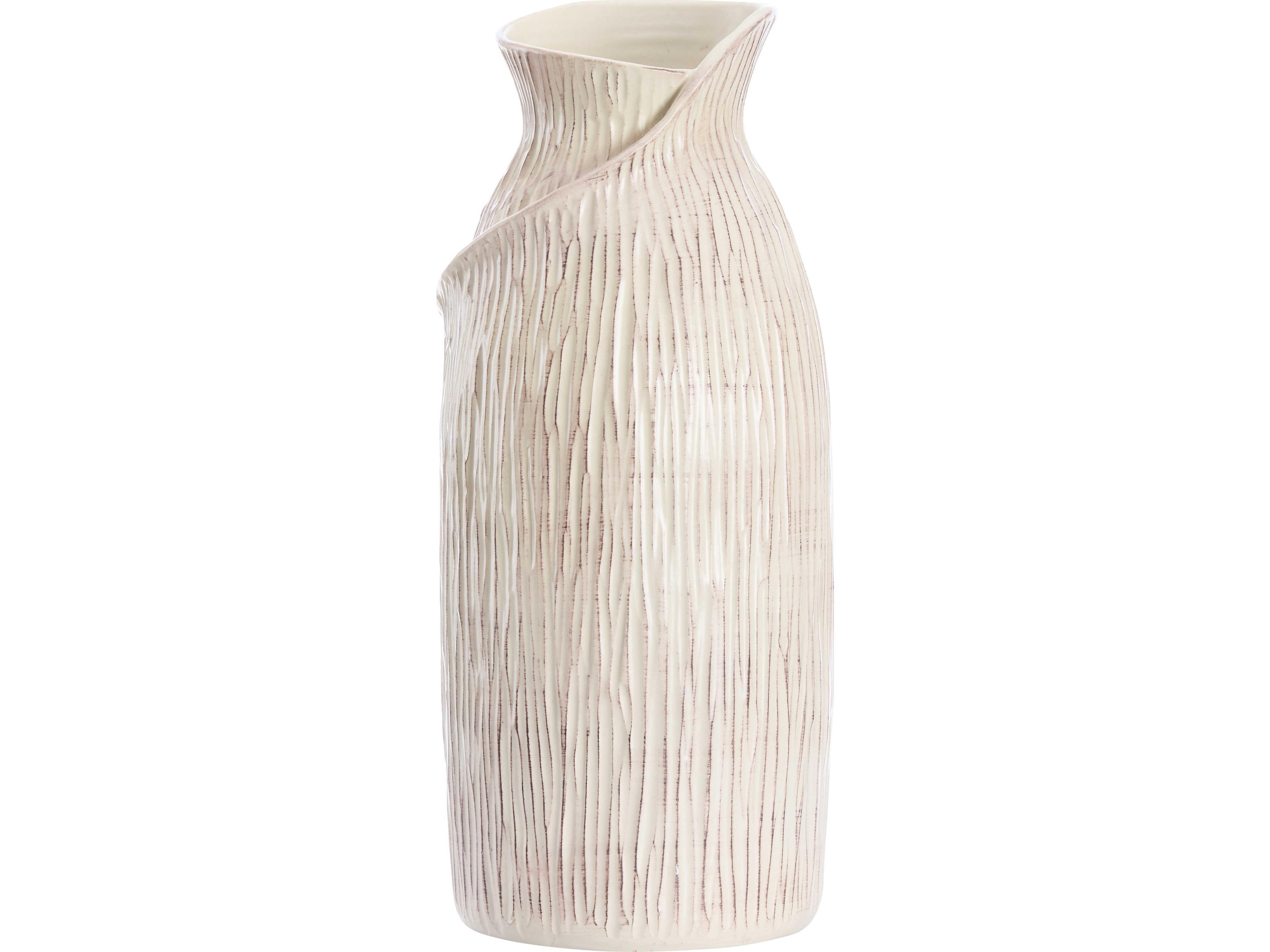 Wildwood Italia White cream Vase