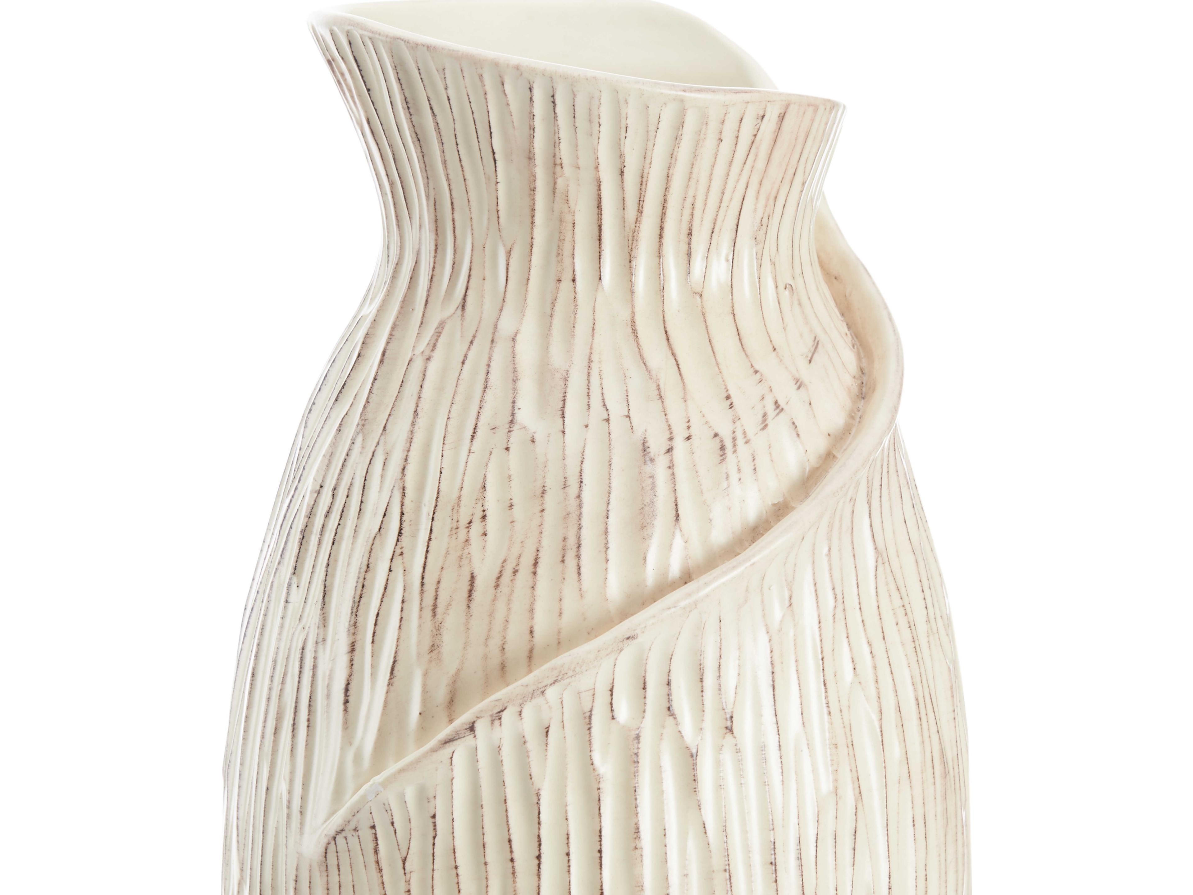 Wildwood Italia White cream Vase
