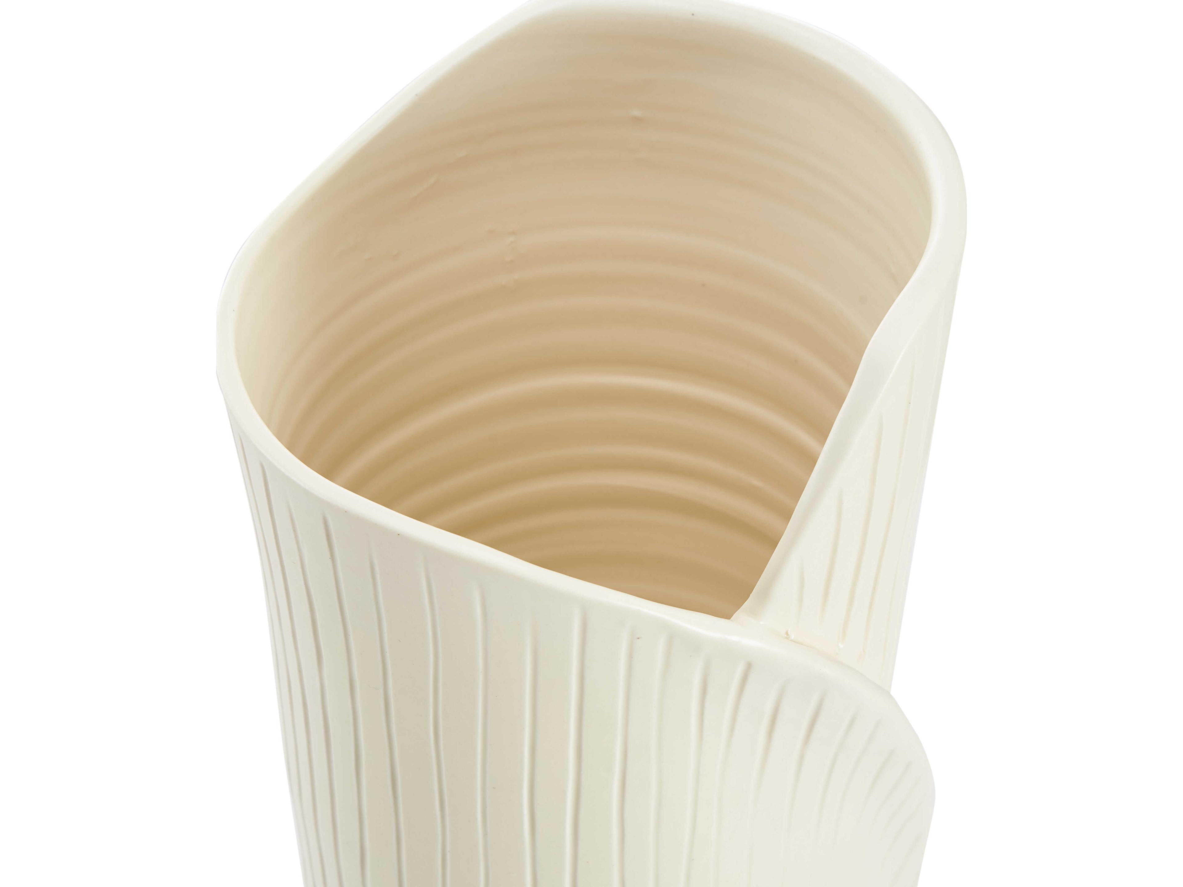 Wildwood Italia White cream Vase