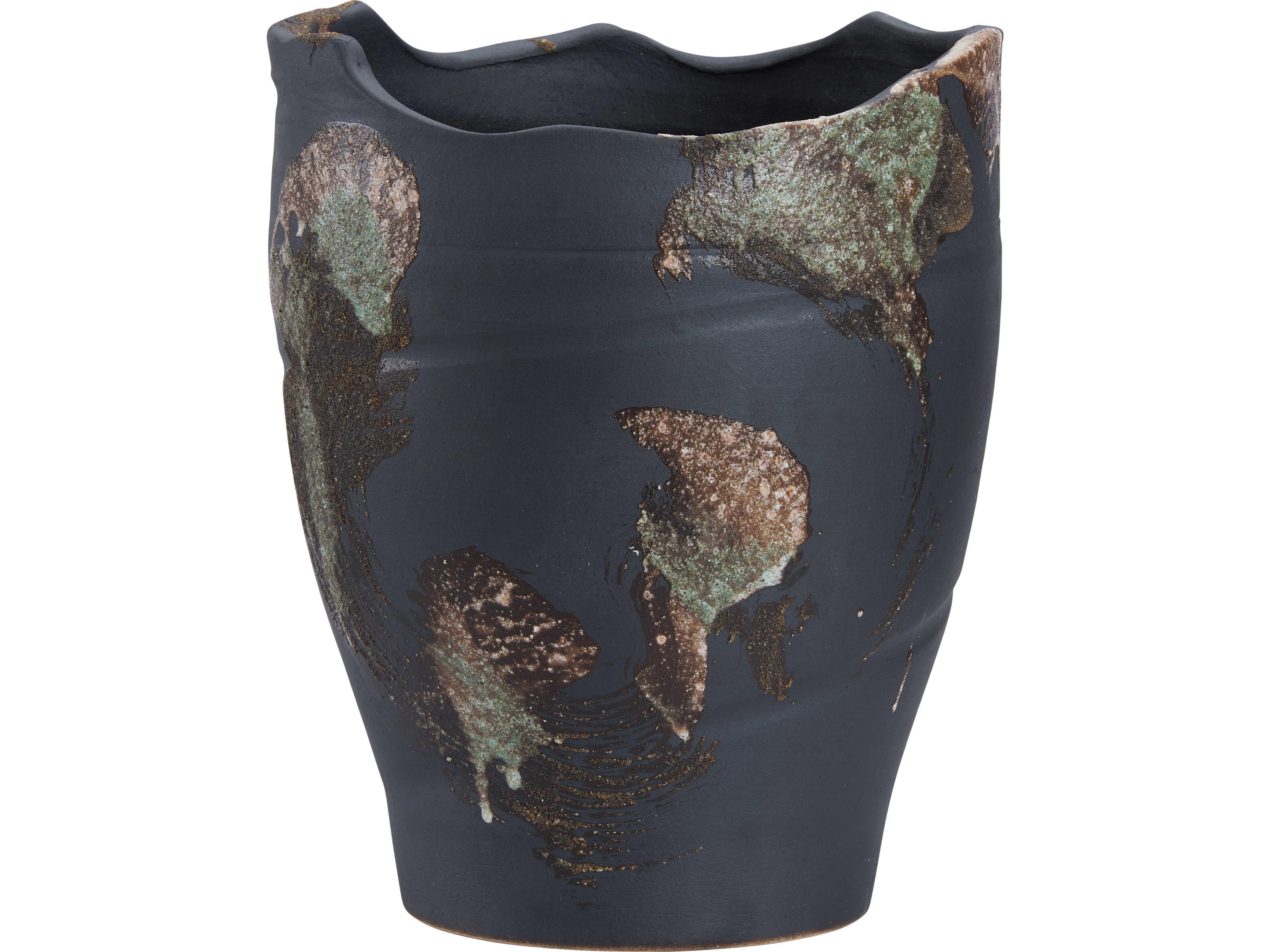 Wildwood Shiga Black Vase