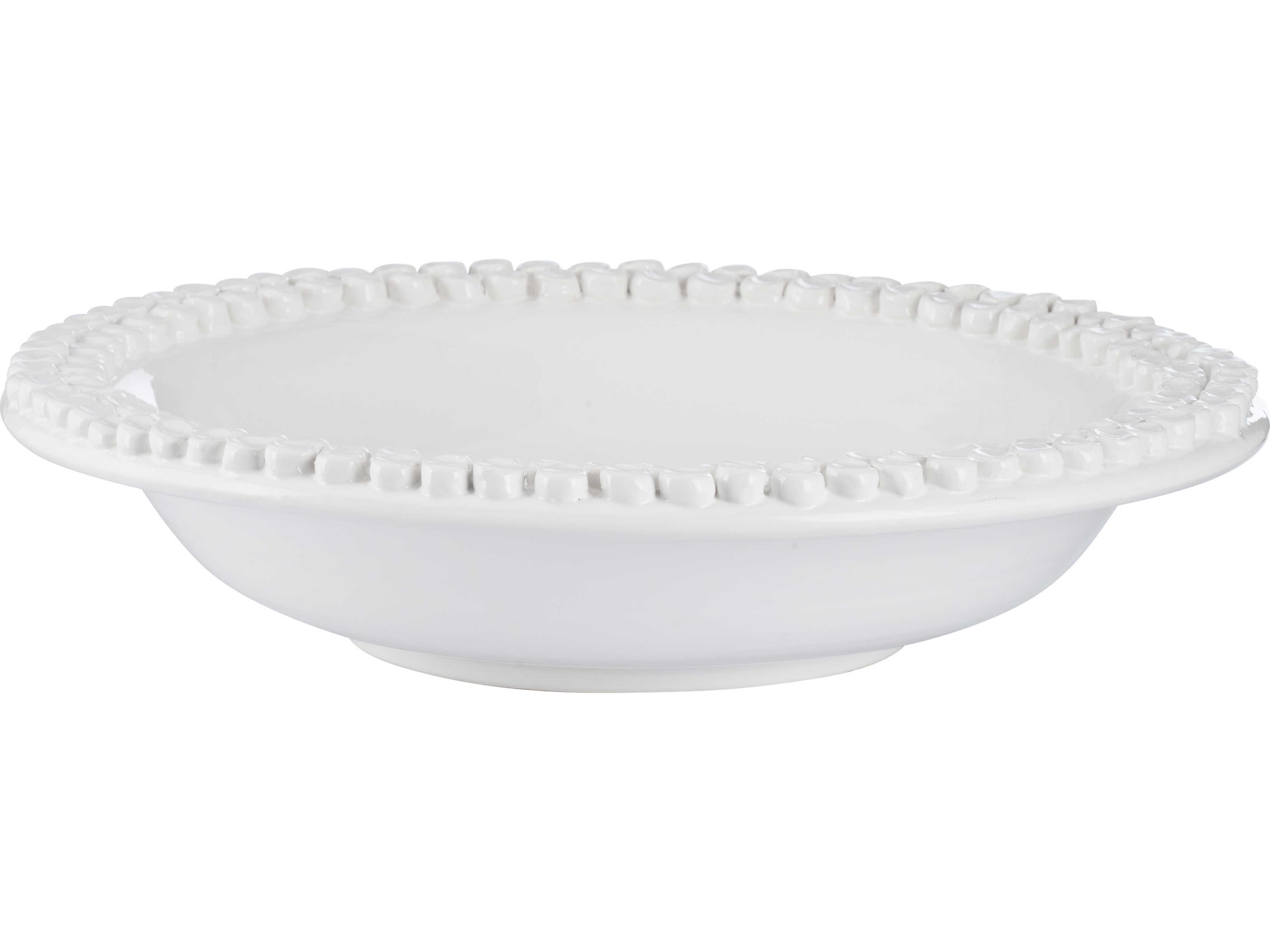 Wildwood Italia White cream Decorative Plate