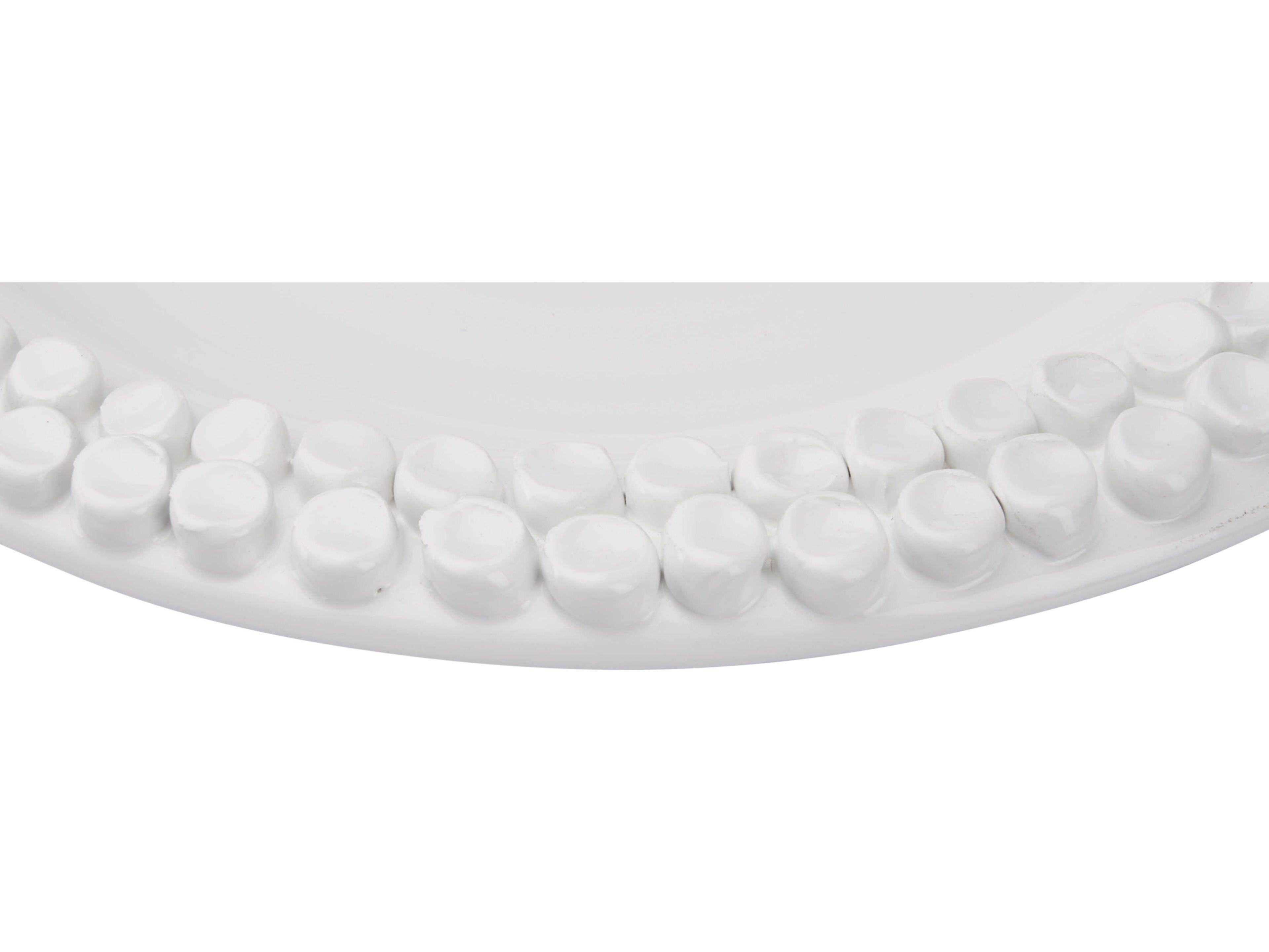 Wildwood Italia White cream Decorative Plate