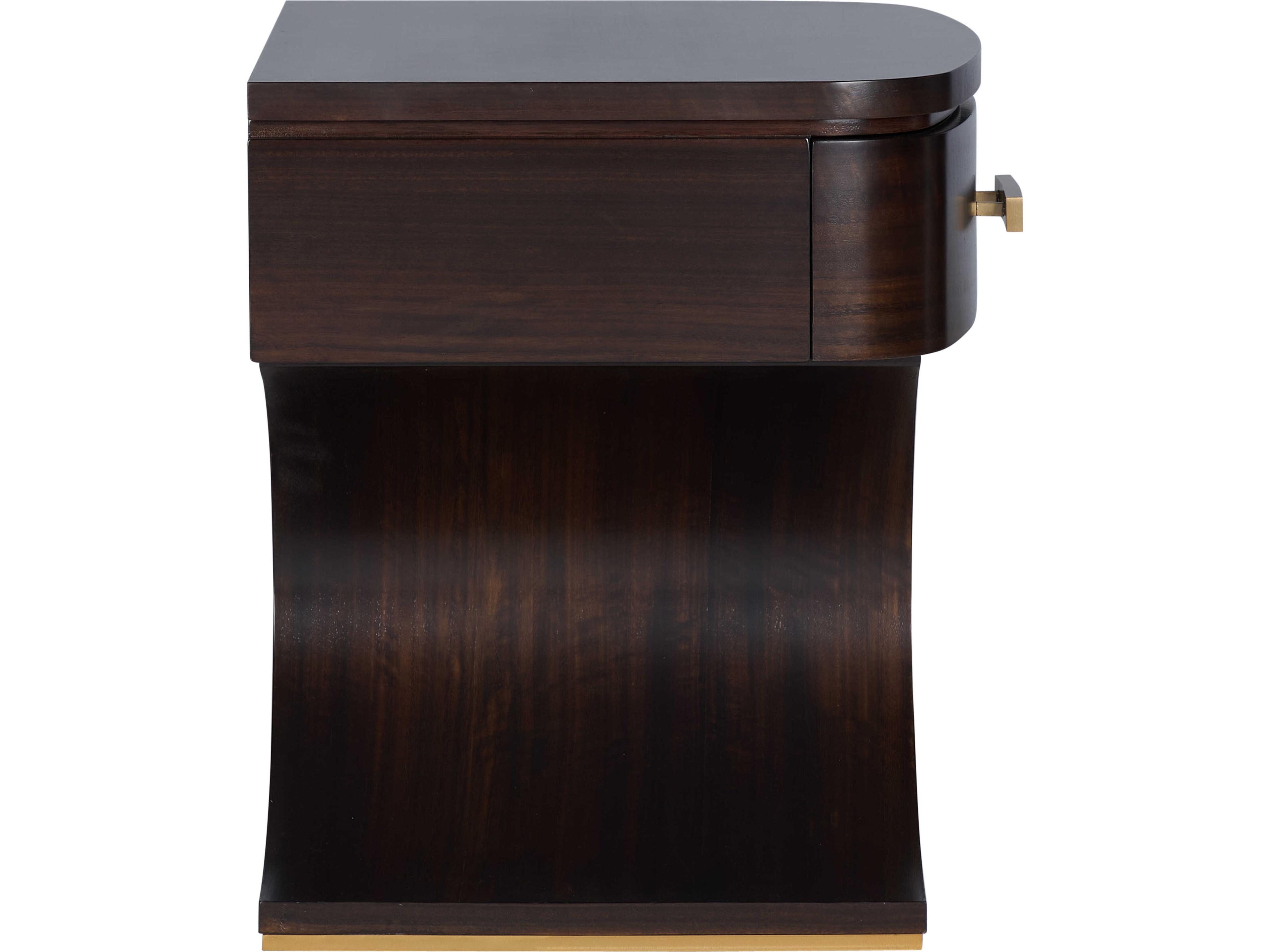 Wildwood Rectangular Wood Brown End Table