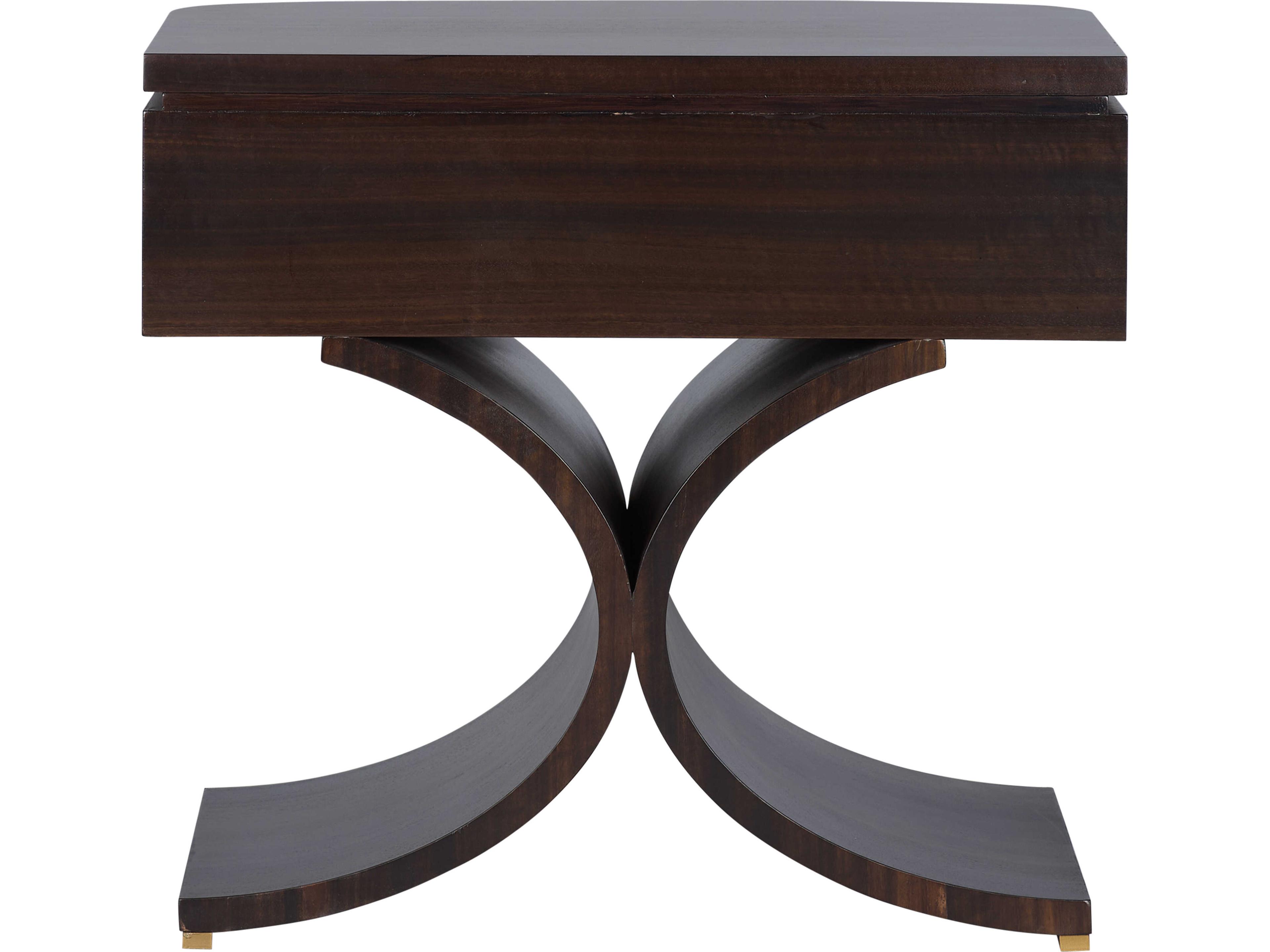 Wildwood Rectangular Wood Brown End Table