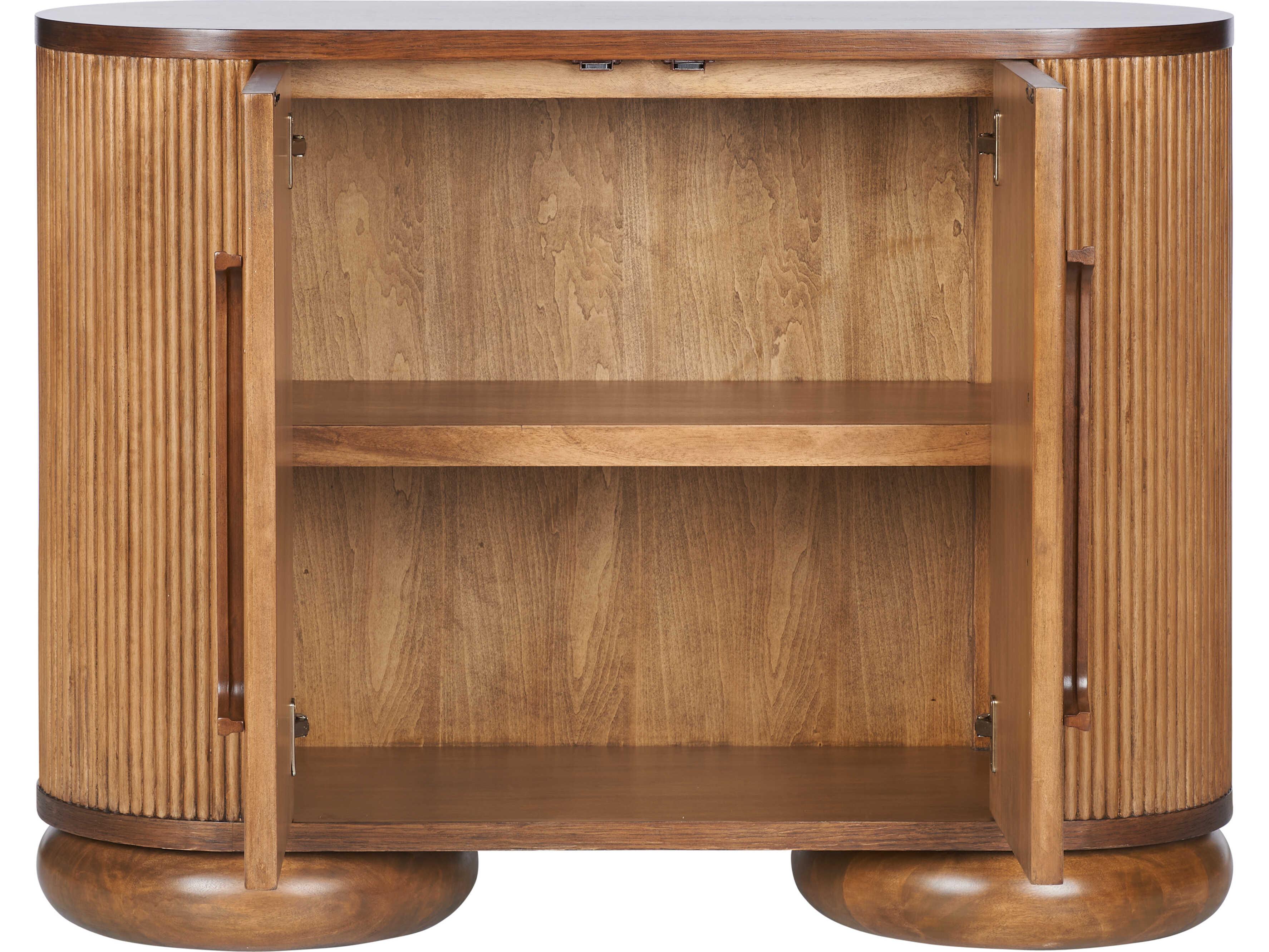 Wildwood Brown Walnut Wood Accent Chest