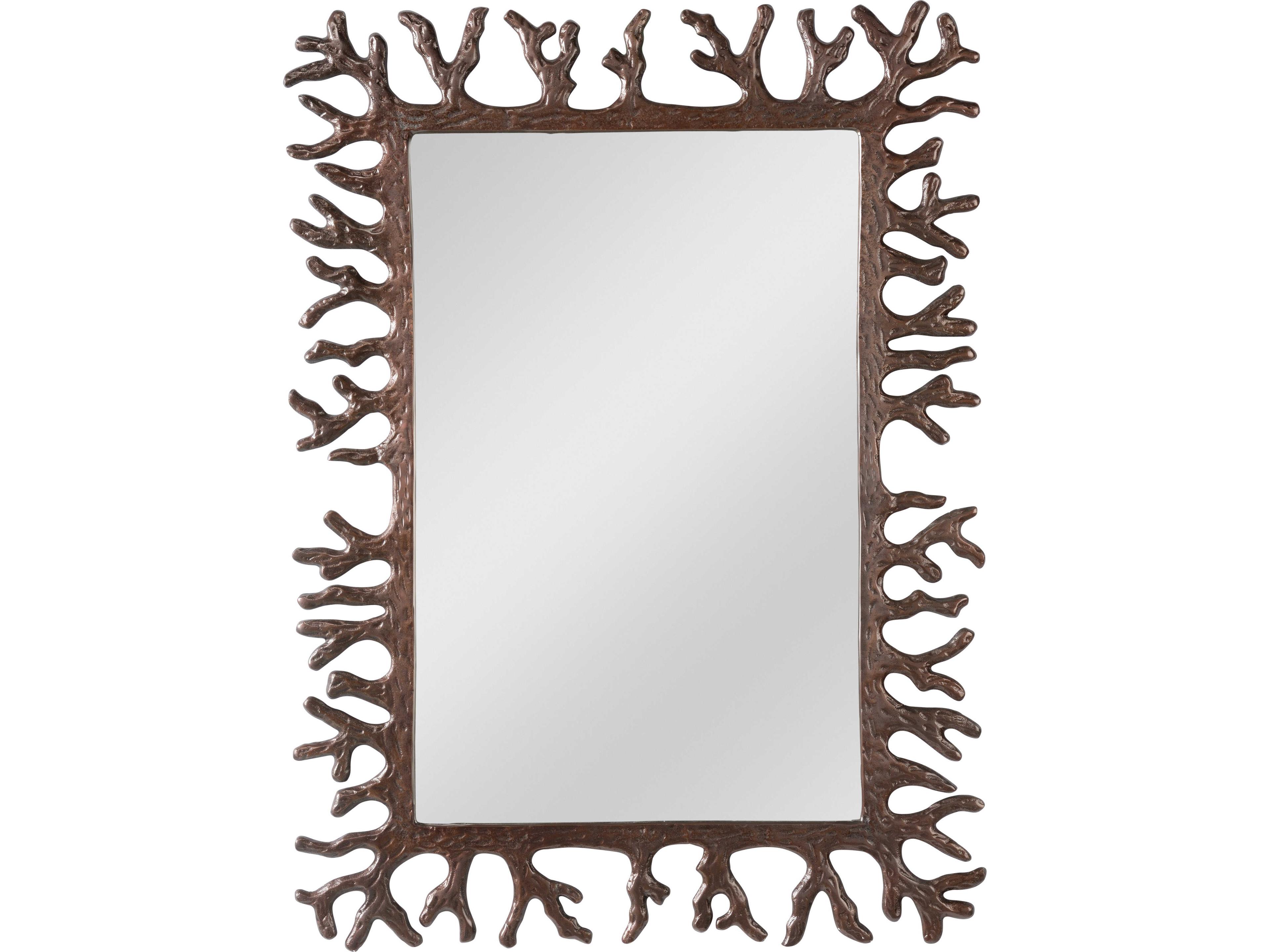 Wildwood Brown Wall Mirror Rectangular