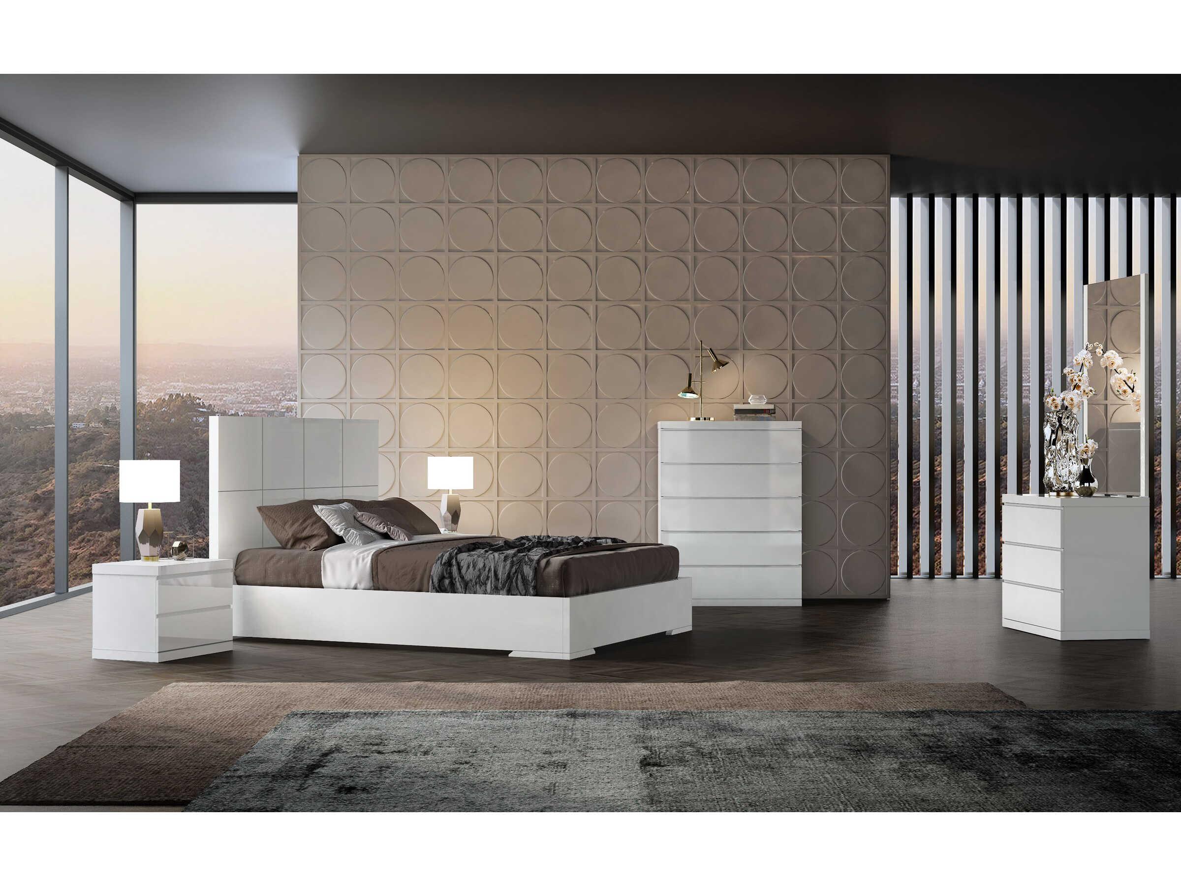 Whiteline Modern Living Anna Bedroom Set