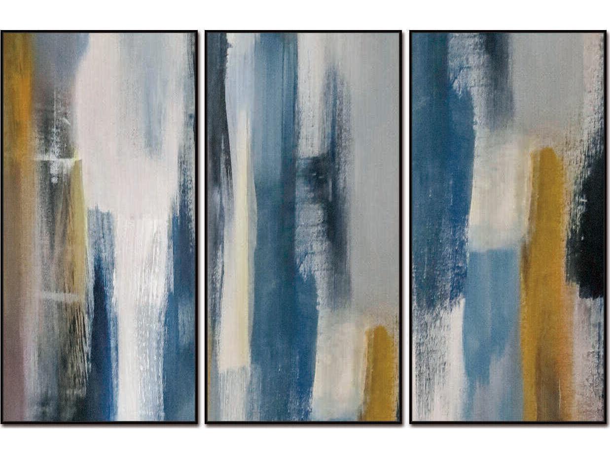 Whiteline Modern Living Indie 3-Piece Canvas Wall Art