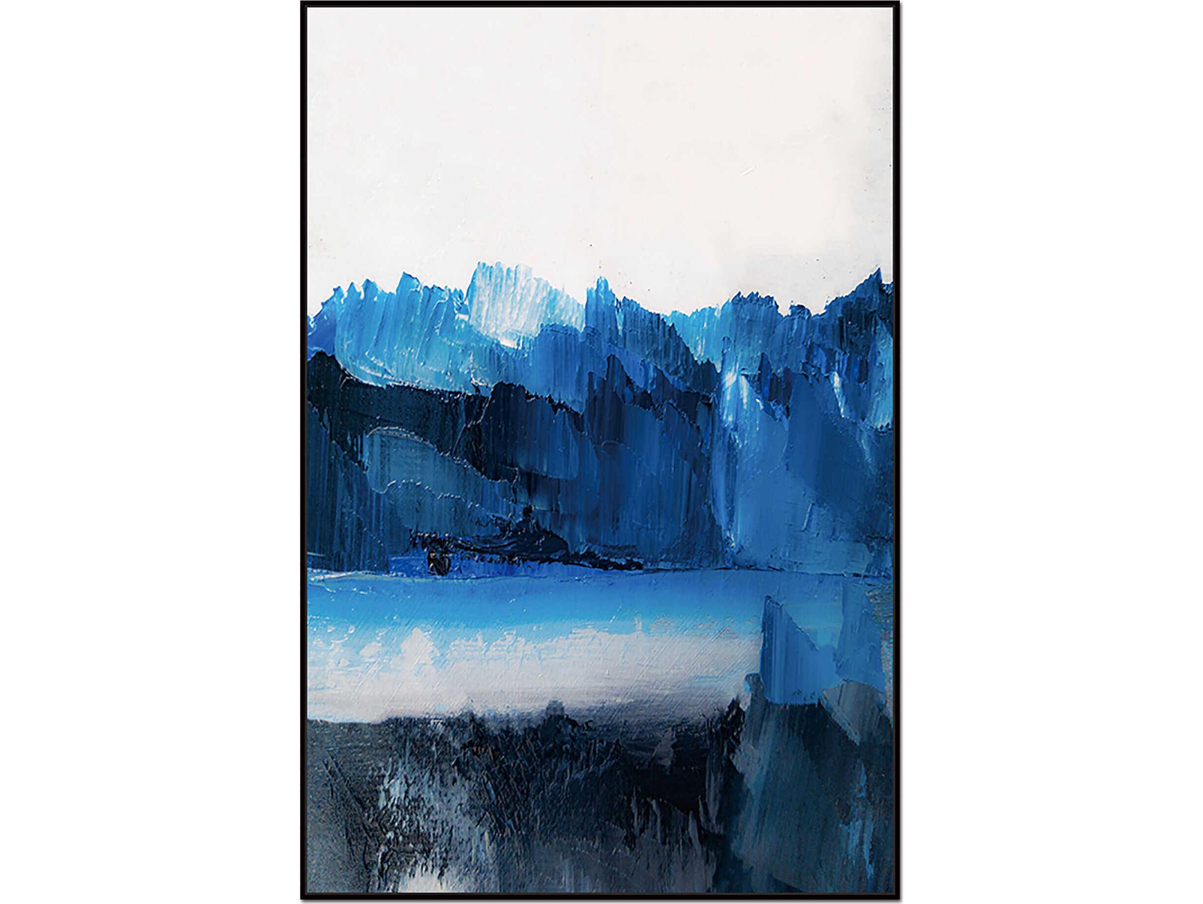 Whiteline Modern Living Azul Canvas Wall Art