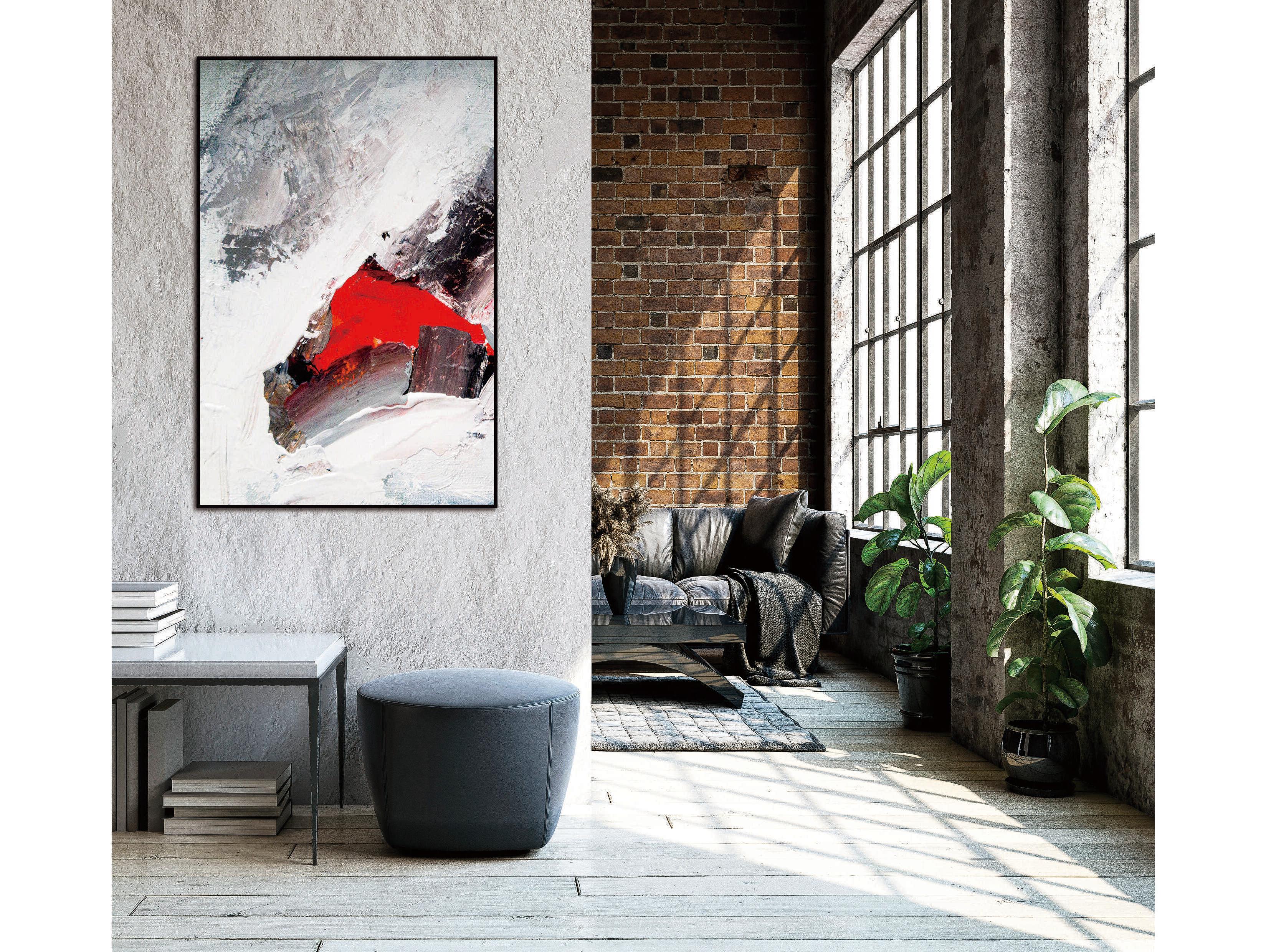 Whiteline Modern Living Rojo Canvas Wall Art