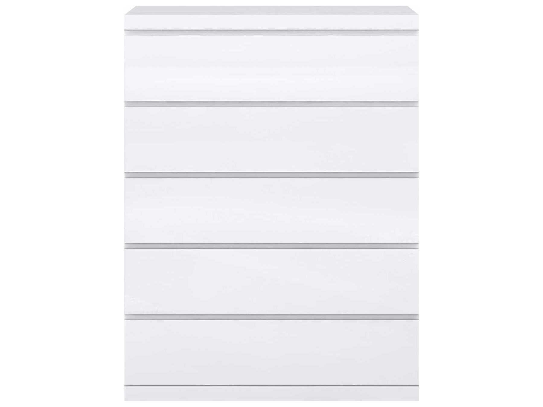 Whiteline Modern Living Anna White Chest of Drawers