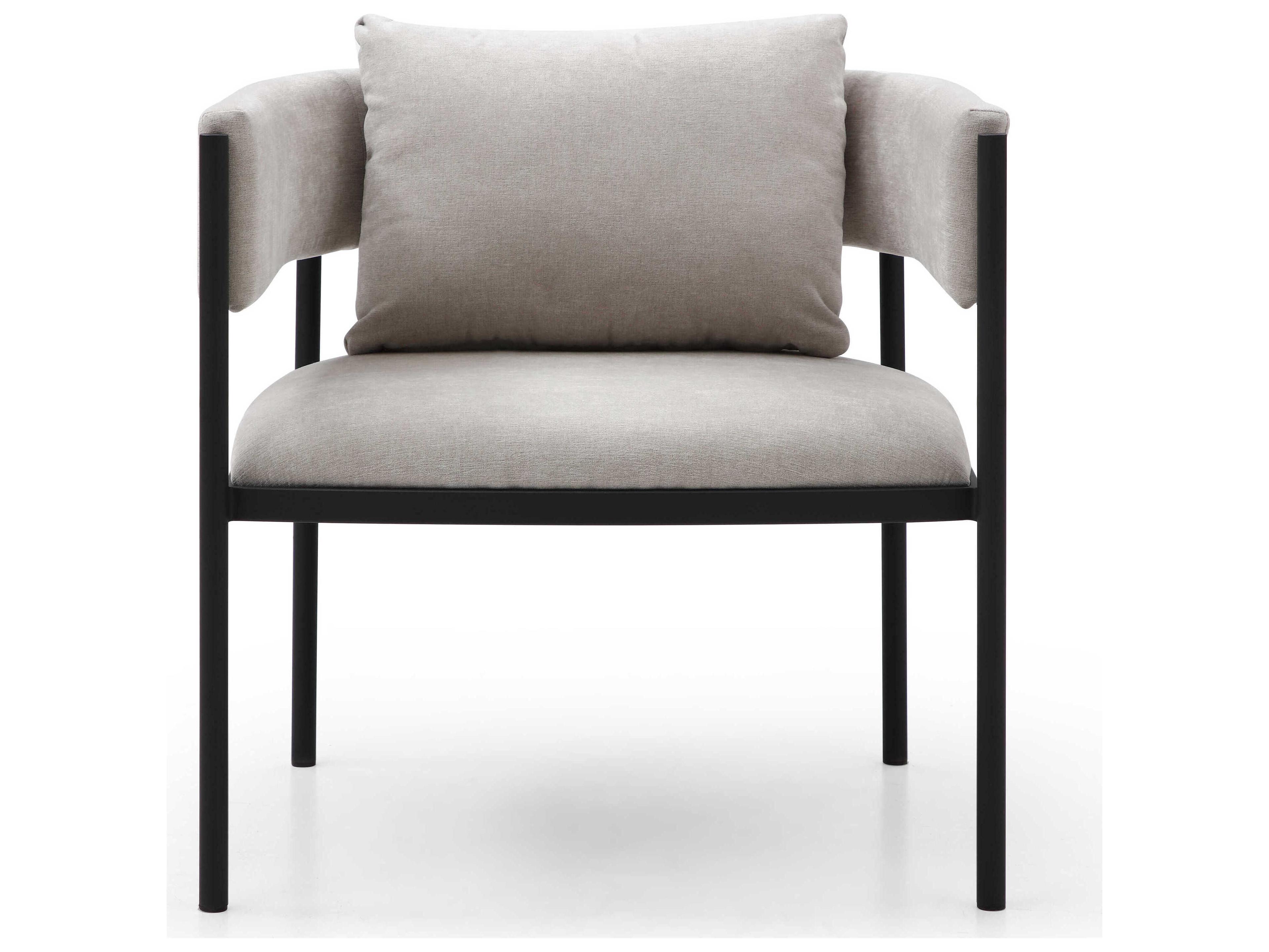 Whiteline Modern Living Envie Envie Gray Accent Chair Set of 2