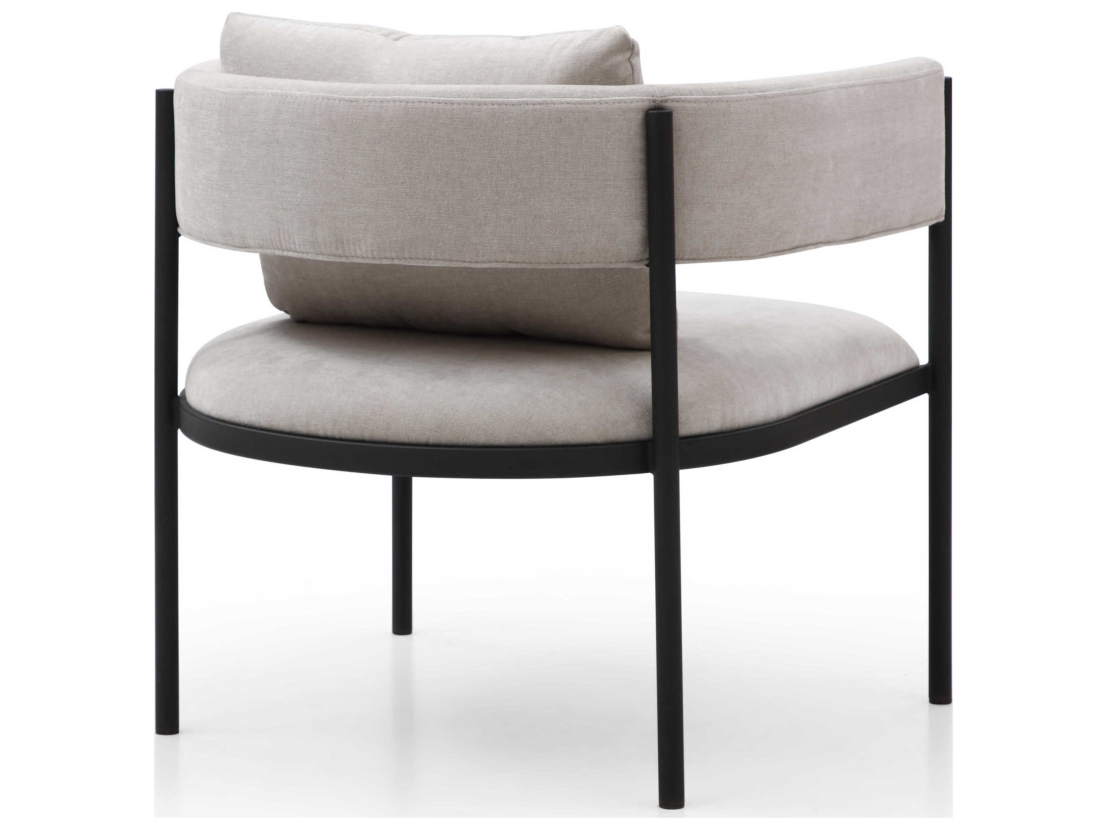 Whiteline Modern Living Envie Envie Gray Accent Chair Set of 2