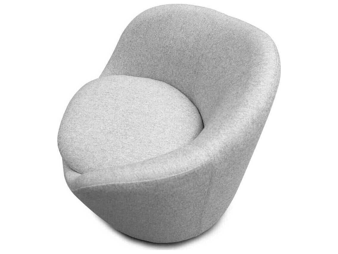 Whiteline Modern Living Stone Gray Accent Chair