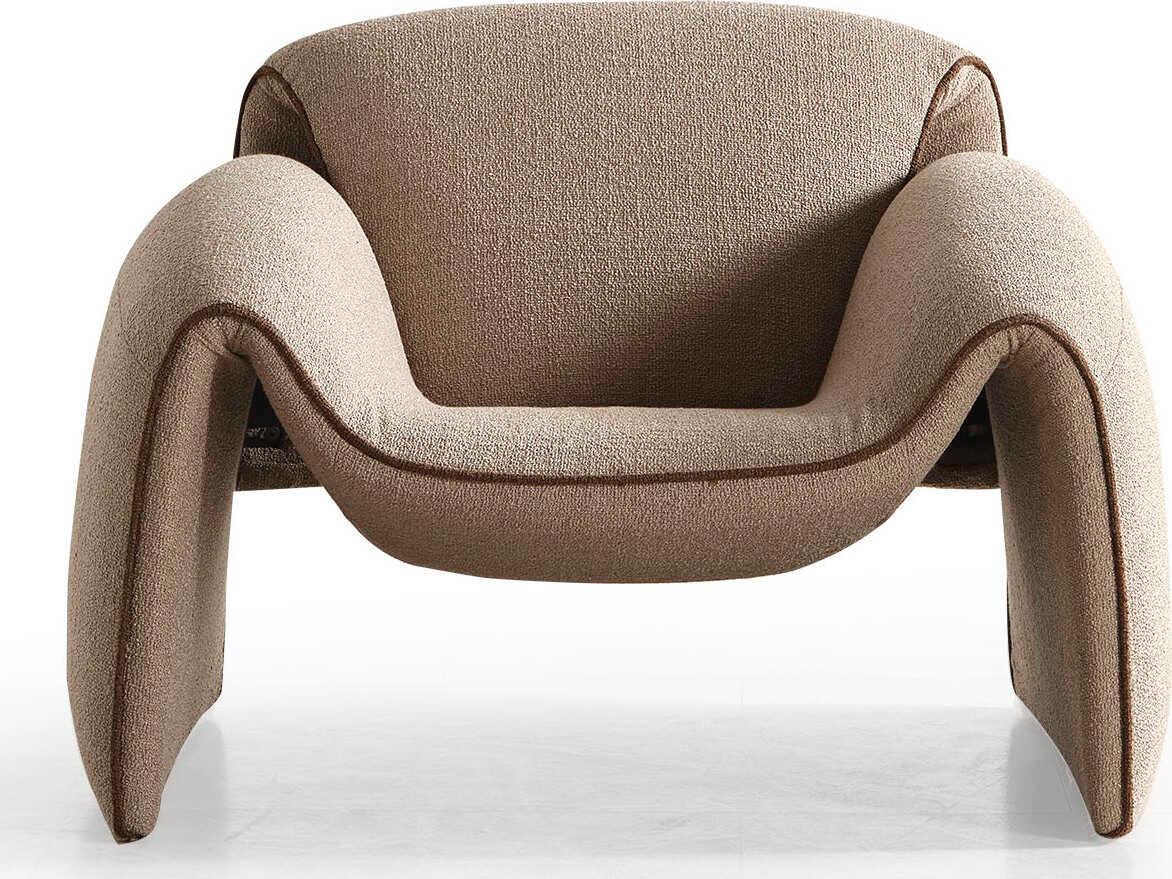 Whiteline Modern Living Flore Beige Accent Chair