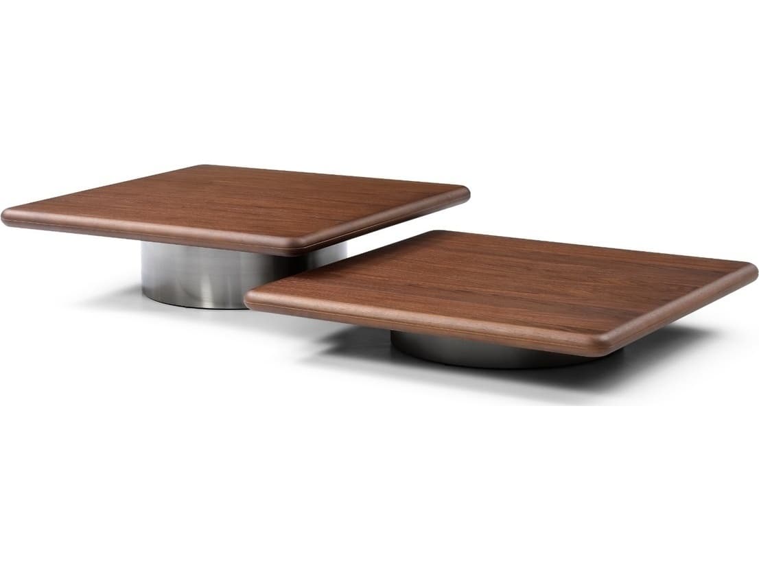 Whiteline Modern Living Zoya Square Wood Coffee Table