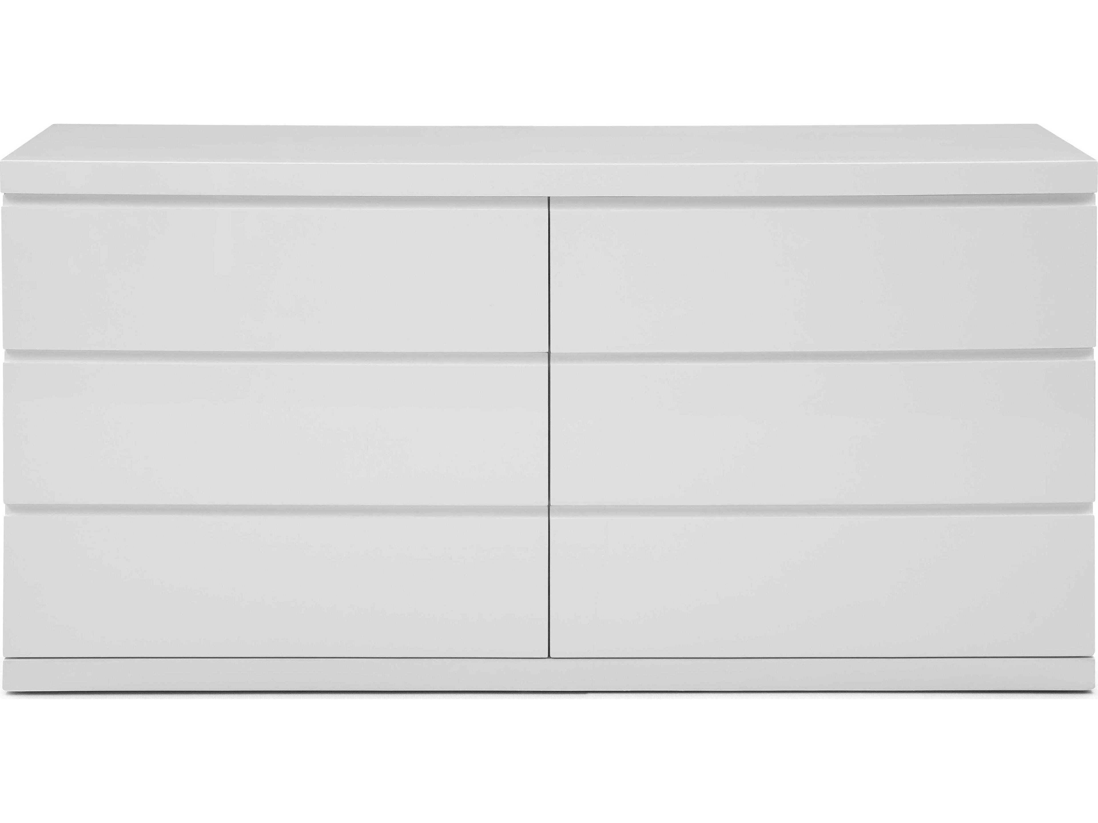 Whiteline Modern Living Anna 6-Drawers Double Dresser