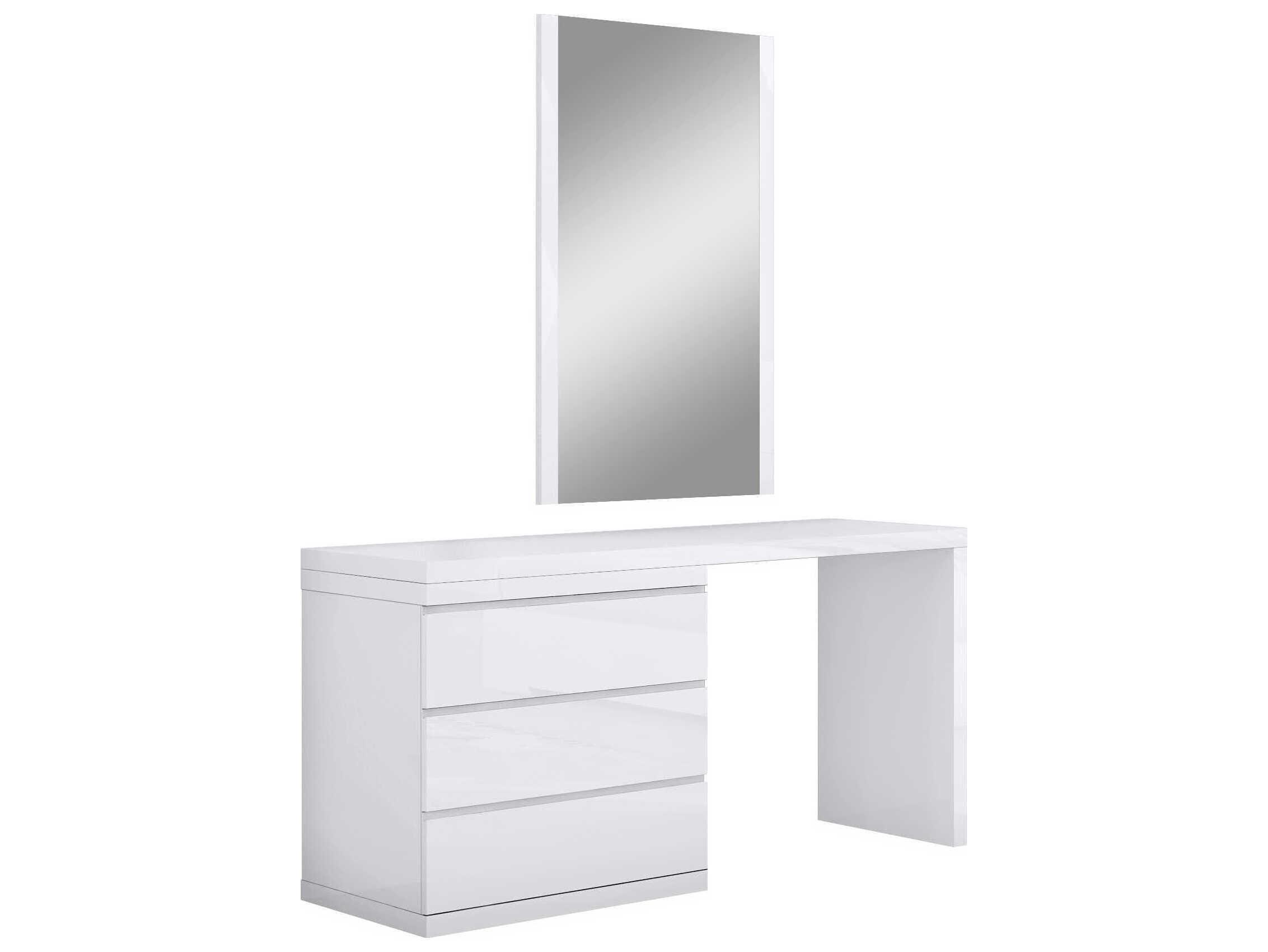 Whiteline Modern Living Anna 3-Drawers Nightstand