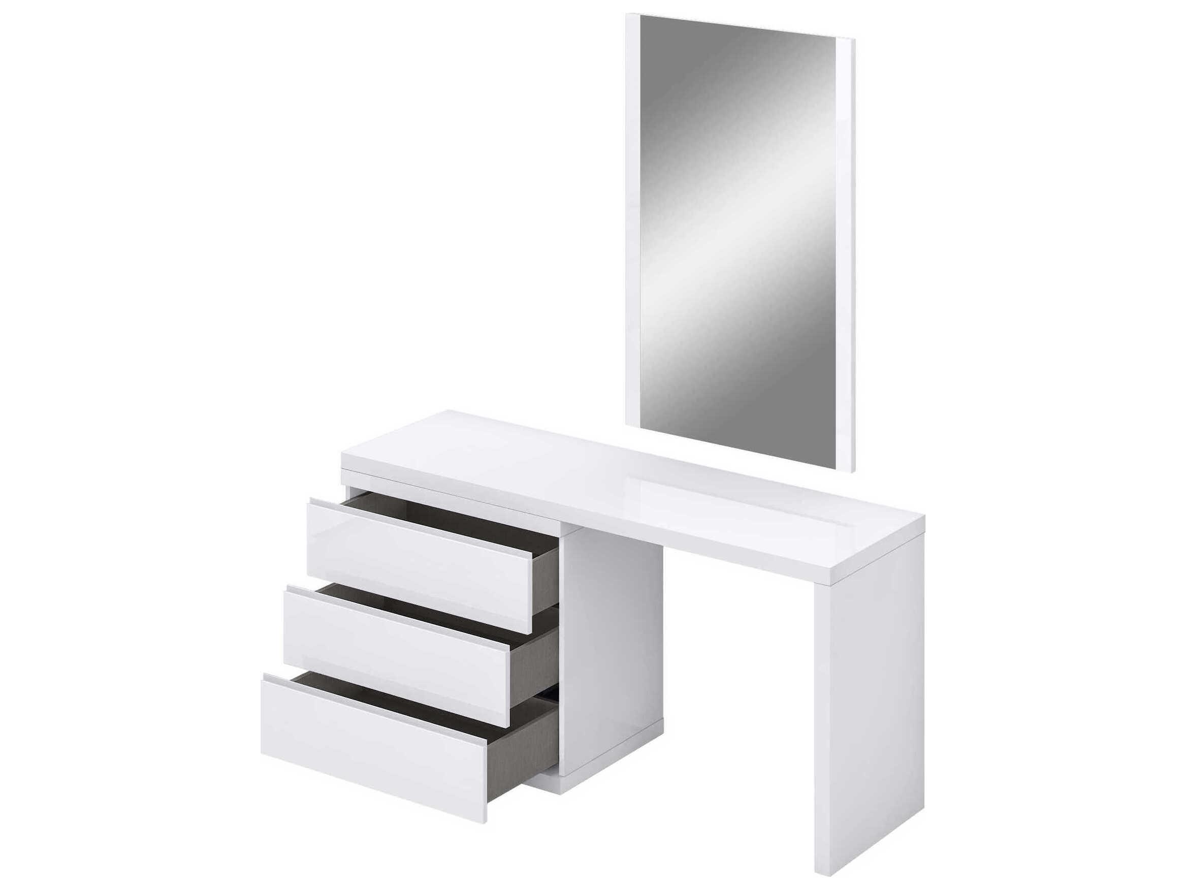 Whiteline Modern Living Anna 3-Drawers Nightstand