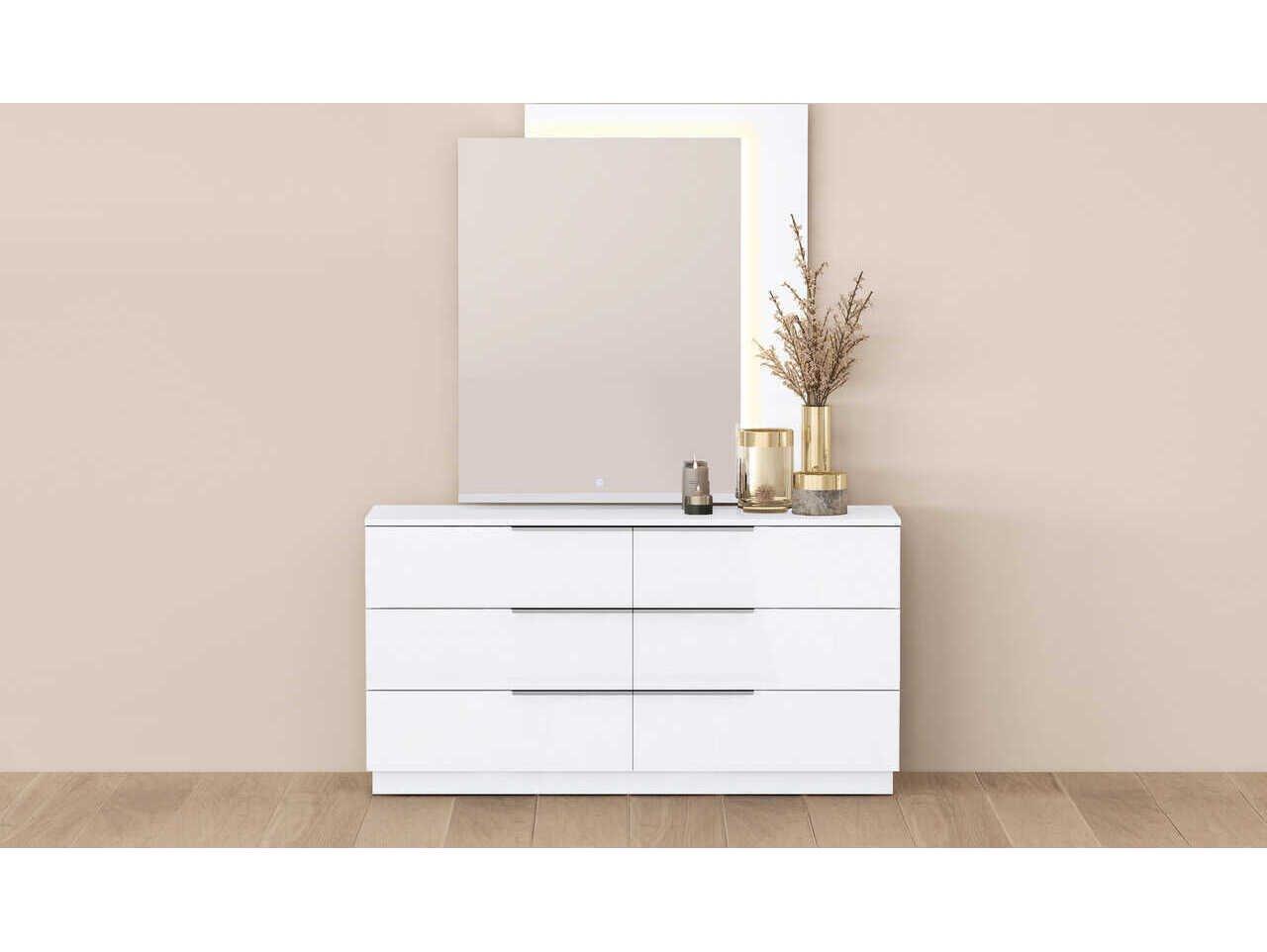 Whiteline Modern Living Damien 6-Drawers Double Dresser