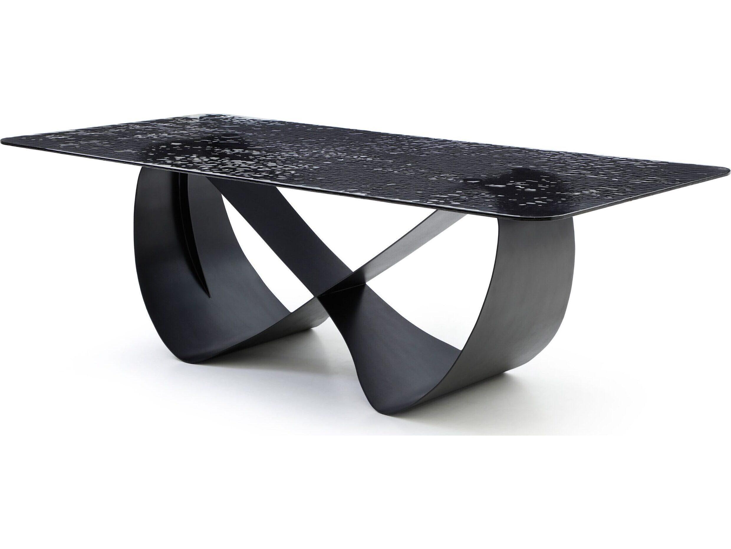 Whiteline Modern Living Tiffany Rectangular Glass Dining Table