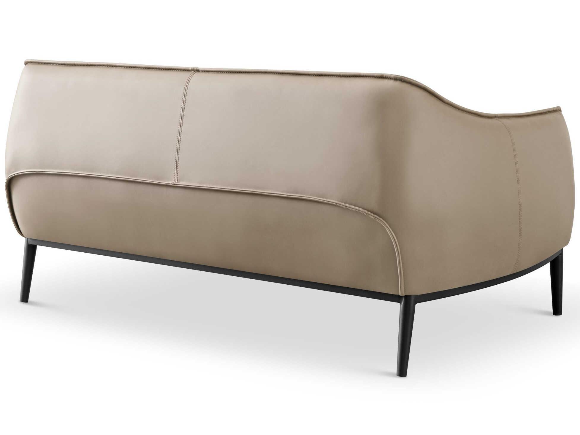 Whiteline Modern Living Benbow Light Grey Faux Leather Loveseat