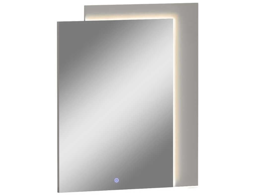 Whiteline Modern Living Damien Damien Light Grey Rectangular Dresser Mirror