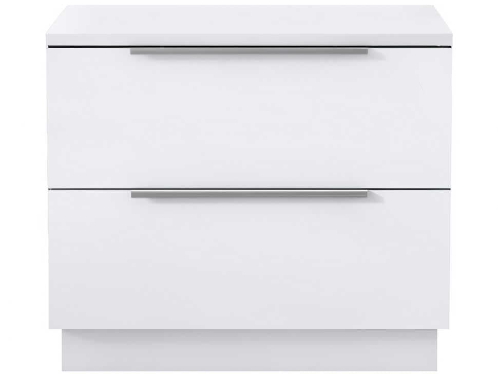 Whiteline Modern Living Damien 2-Drawers Nightstand