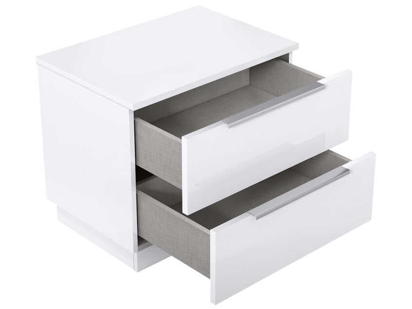 Whiteline Modern Living Damien 2-Drawers Nightstand