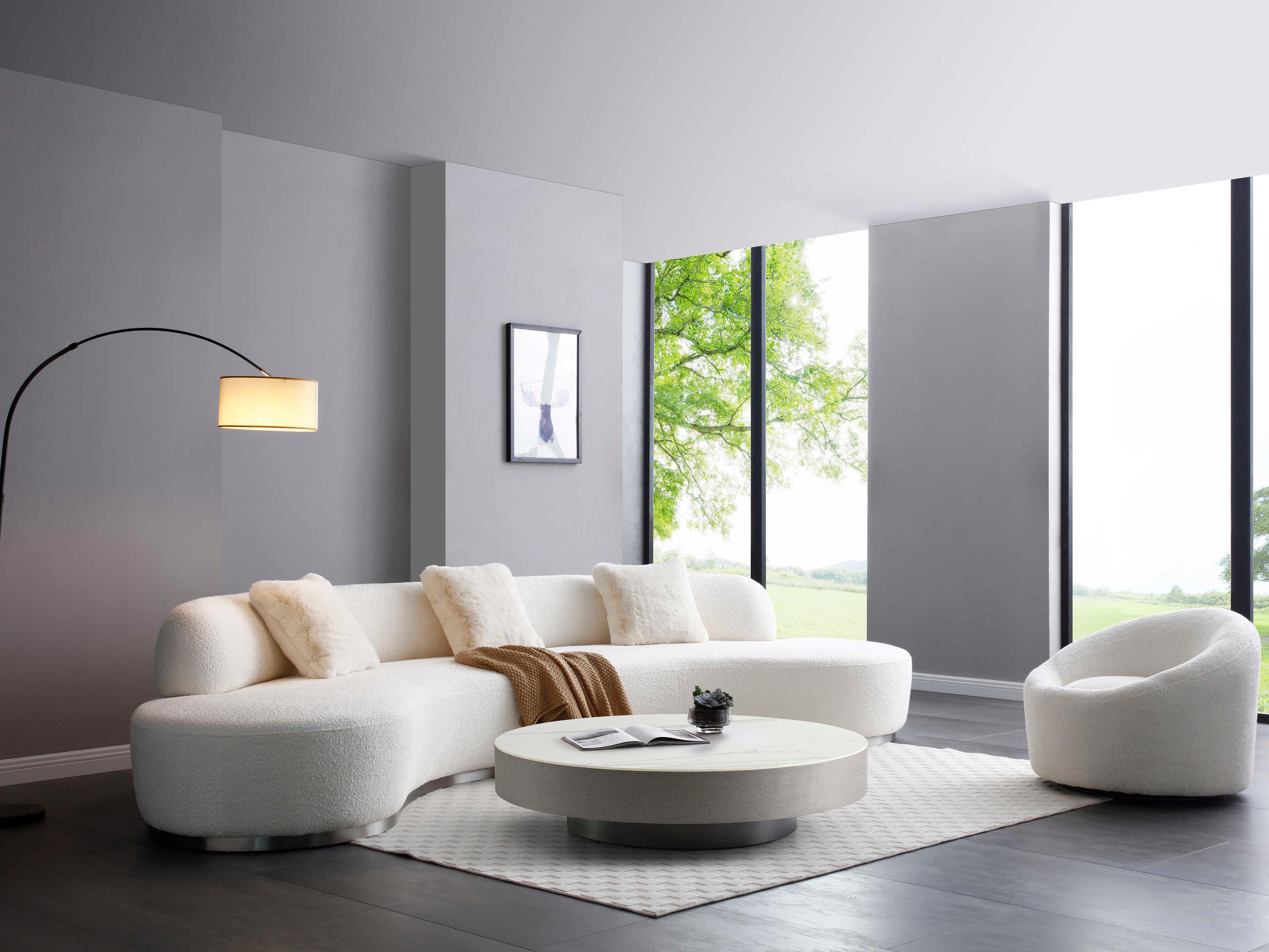 Whiteline Modern Living Perla Sofa Set