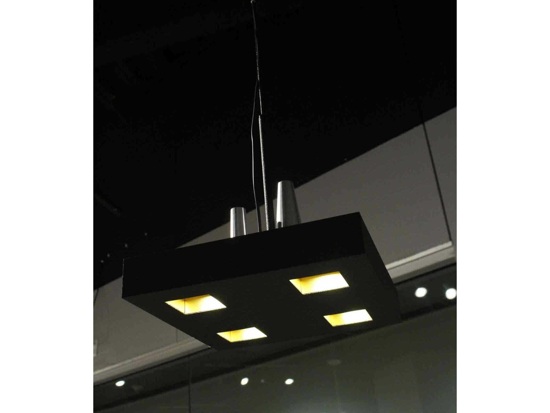 Whiteline Modern Living Cesar Black Pendant