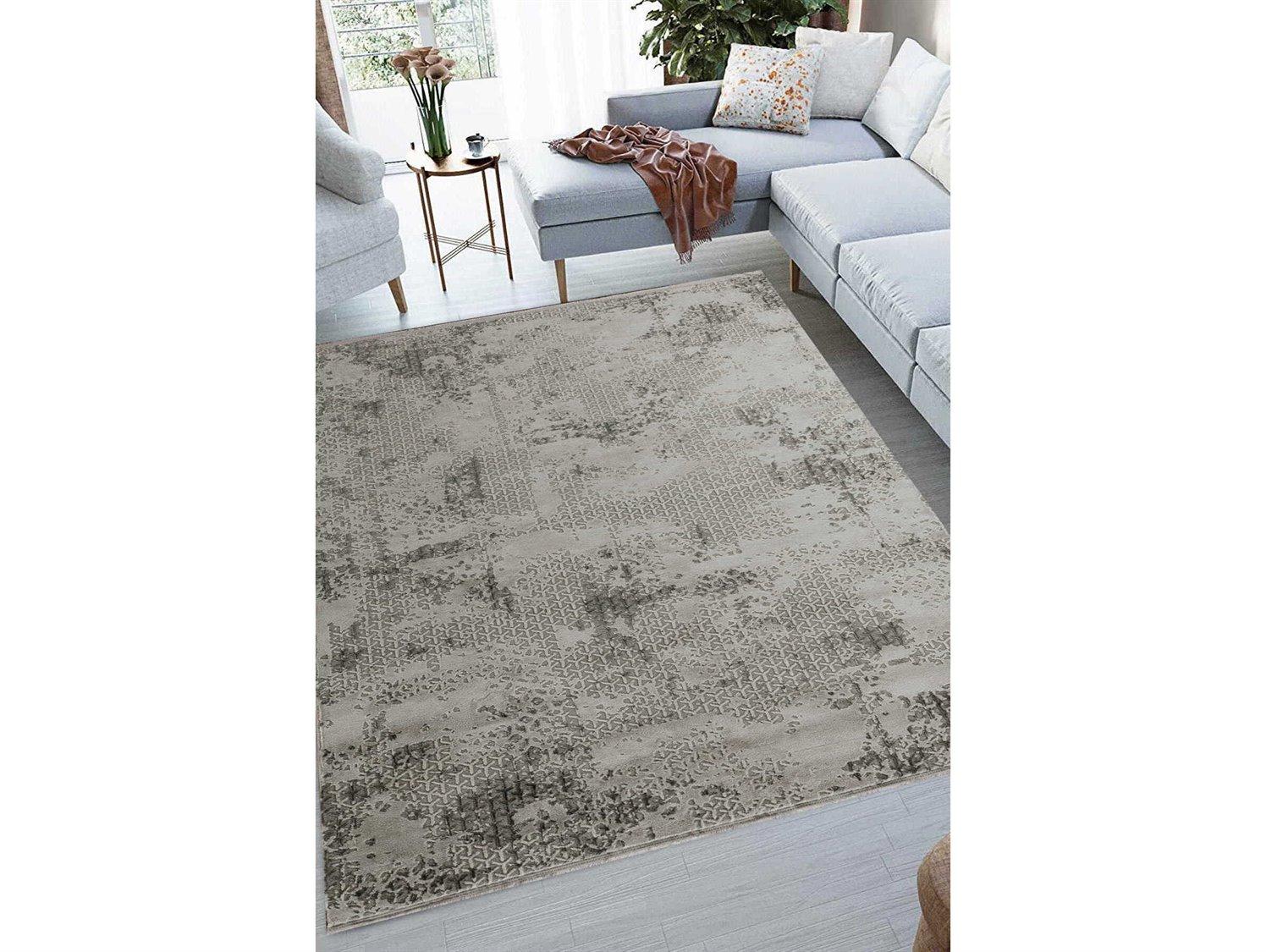 Whiteline Modern Living Graziella Abstract Area Rug