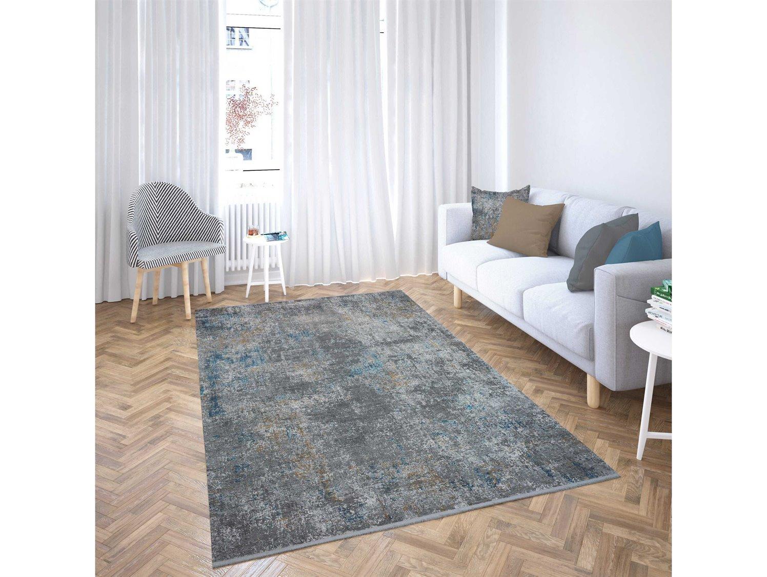 Whiteline Modern Living Dakota Abstract Area Rug