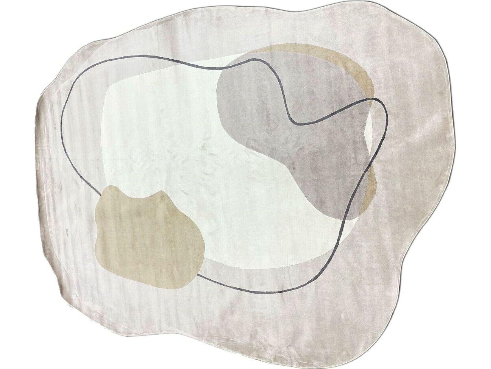Whiteline Modern Living Clara Abstract Area Rug