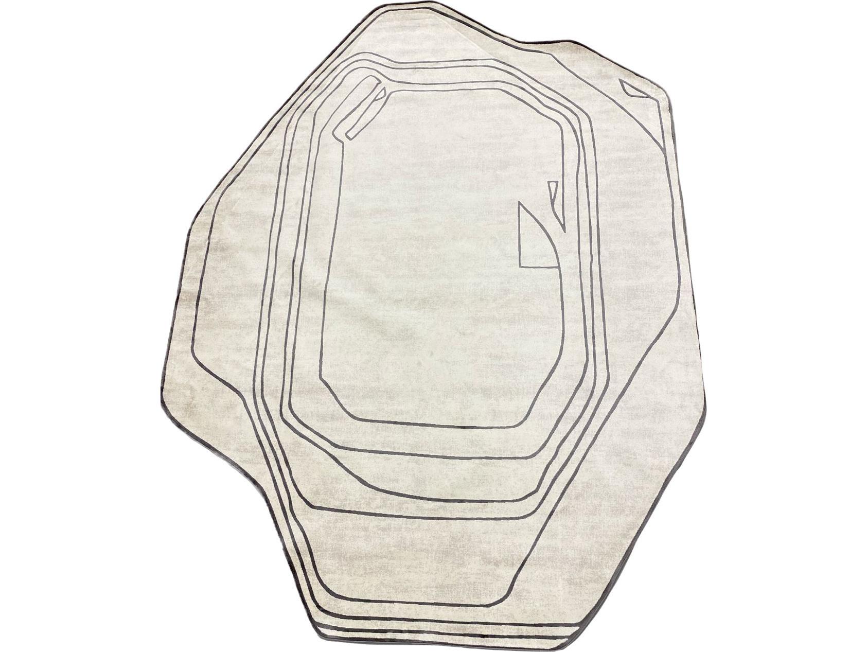 Whiteline Modern Living Karina Abstract Area Rug