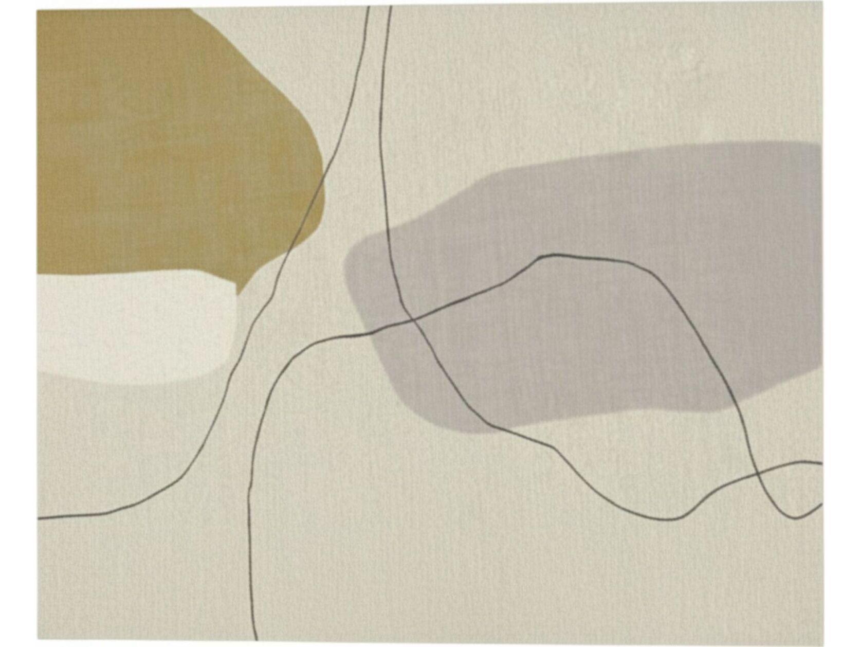 Whiteline Modern Living Liliana Abstract Area Rug