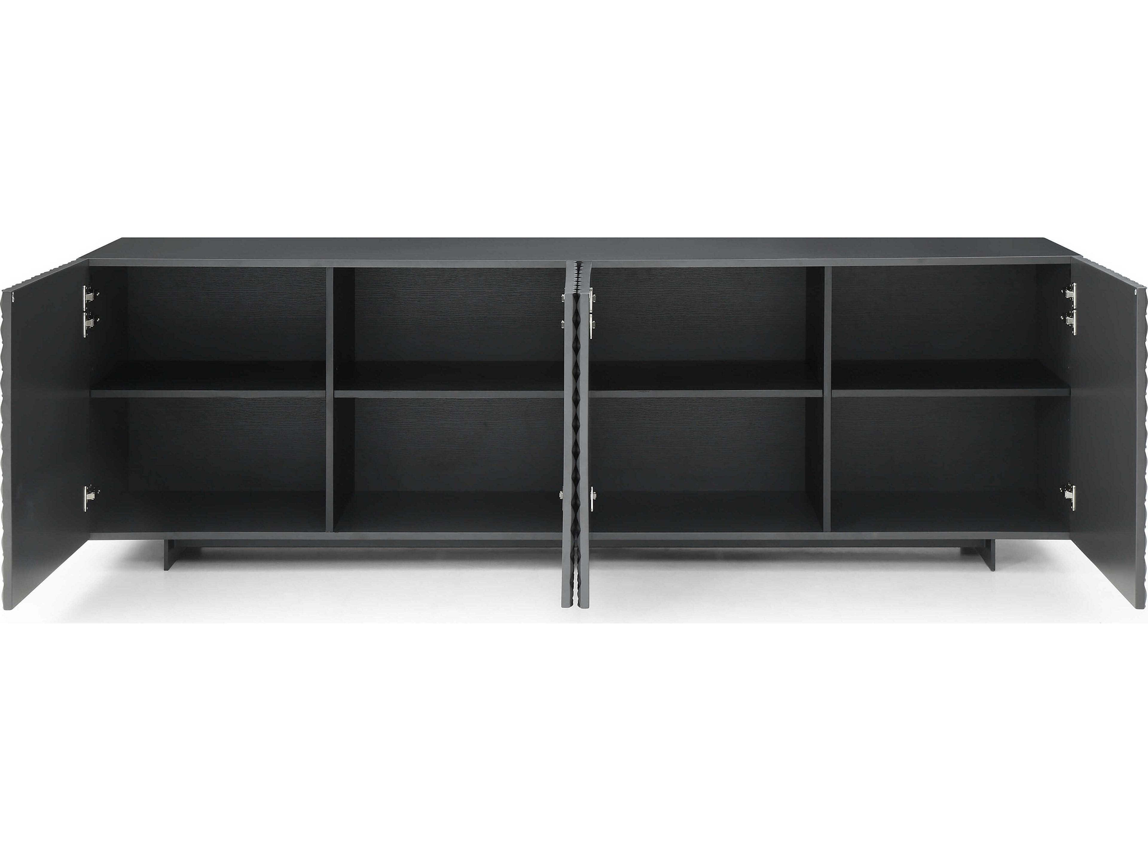 Whiteline Modern Living Harper 94" Dark Grey Sideboard