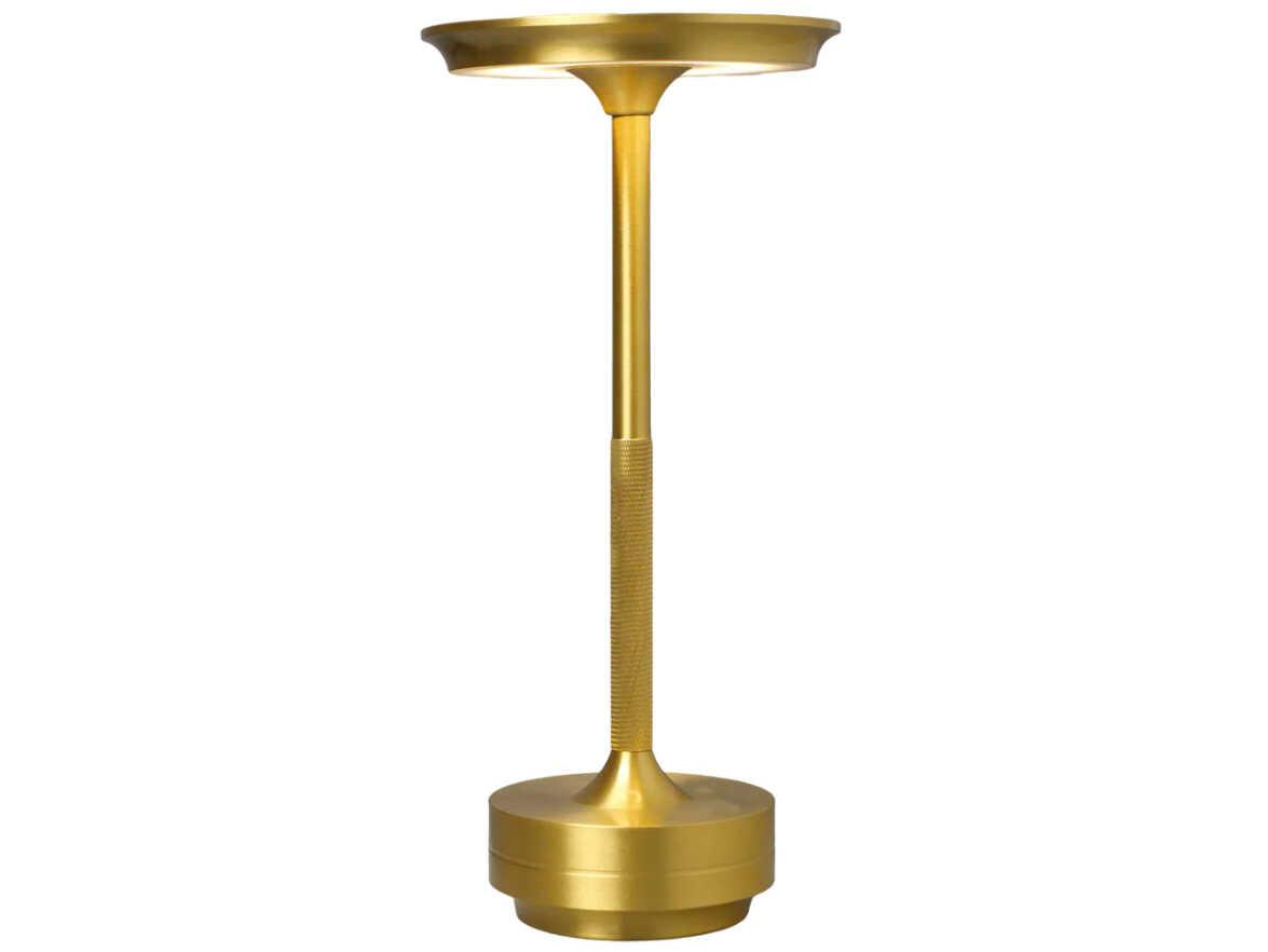 Whiteline Modern Living Cherry Gold Table Lamp